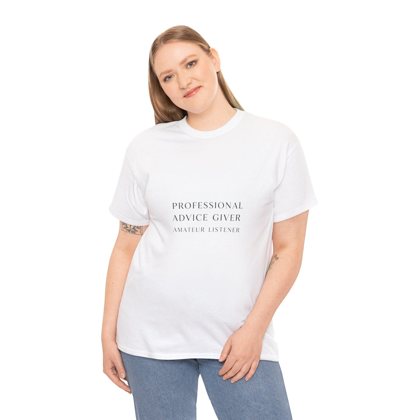 Professional Advice Giver Unisex Heavy Cotton Tee, Gift for Best Friend, Casual Wear, Advice Giver Shirt, Funny Tee, Unique Gift