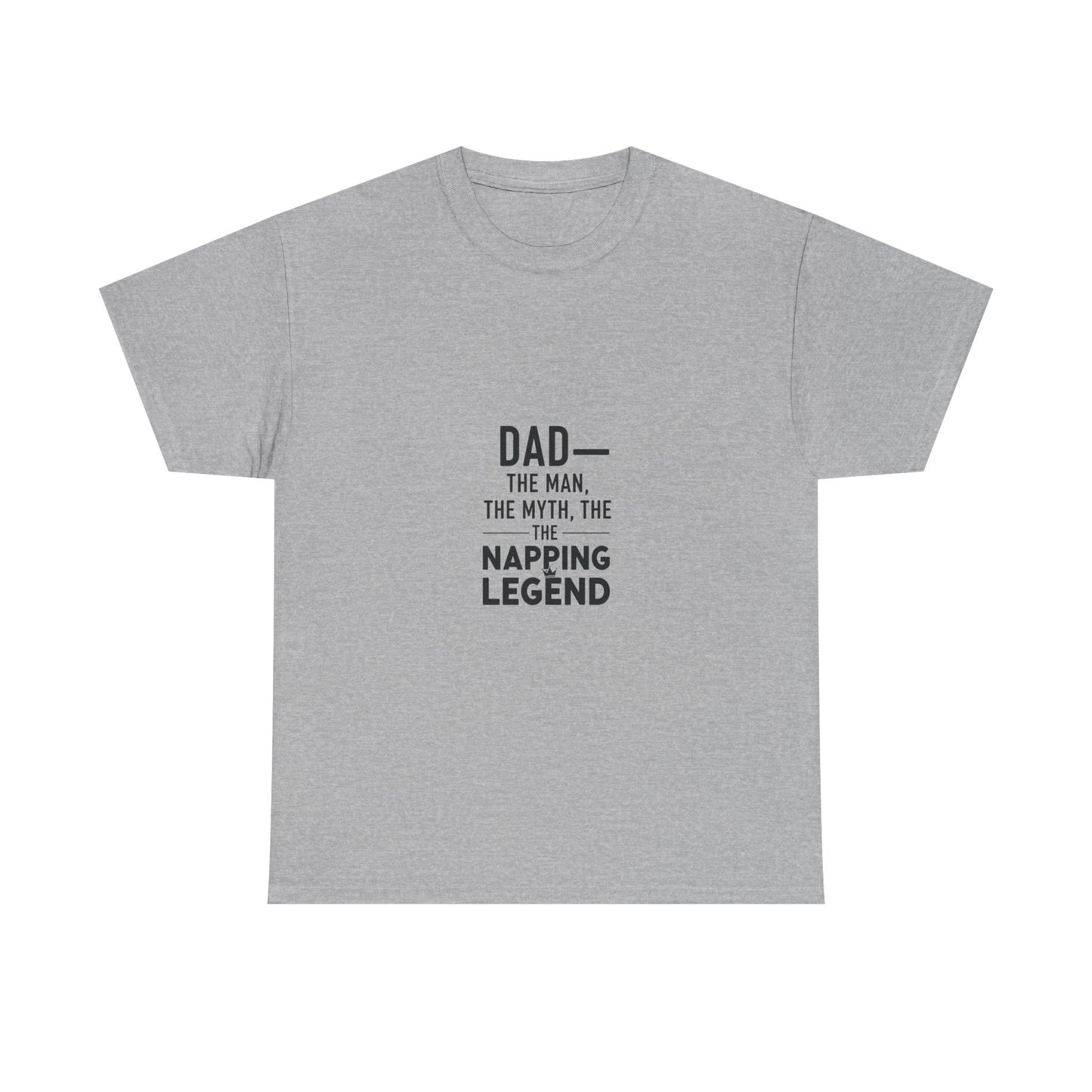 Dad Napping Legend Tee, Father's Day Gift, Funny T-Shirt, Unisex Cotton Tee, Gift for Dad, Cool Dad Shirt, Personalized Father's Day Apparel