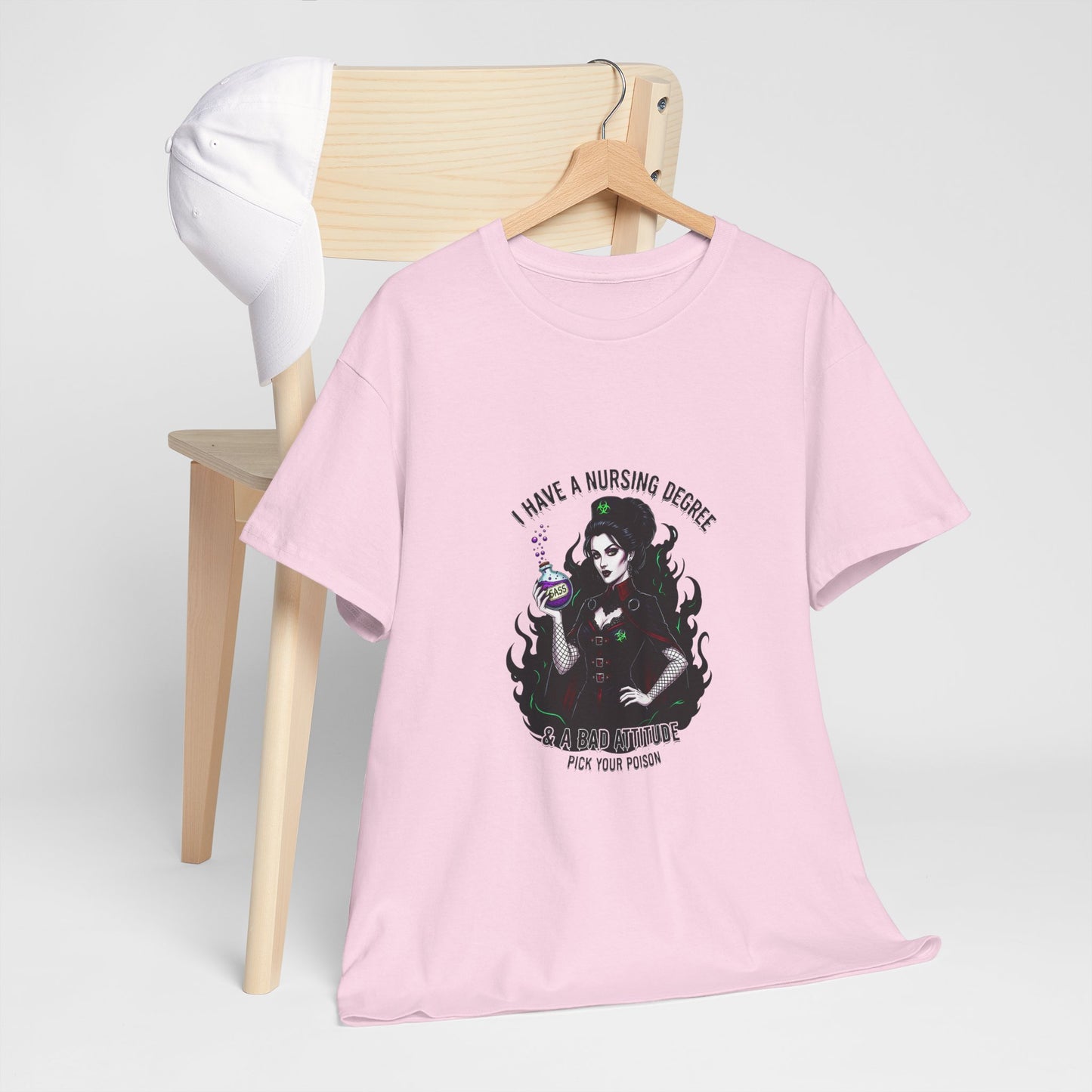 Nursing Humor Tee, Funny Nursing Shirt, Gift for Nurses, Healthcare Apparel, Unisex Cotton T-Shirt
