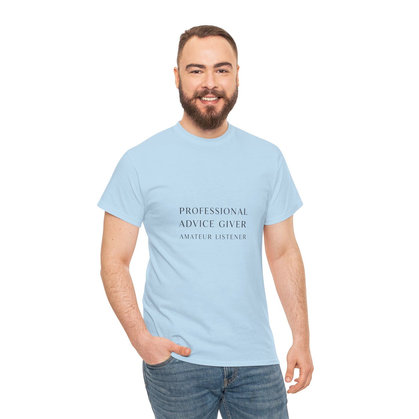 Professional Advice Giver Unisex Heavy Cotton Tee, Gift for Best Friend, Casual Wear, Advice Giver Shirt, Funny Tee, Unique Gift