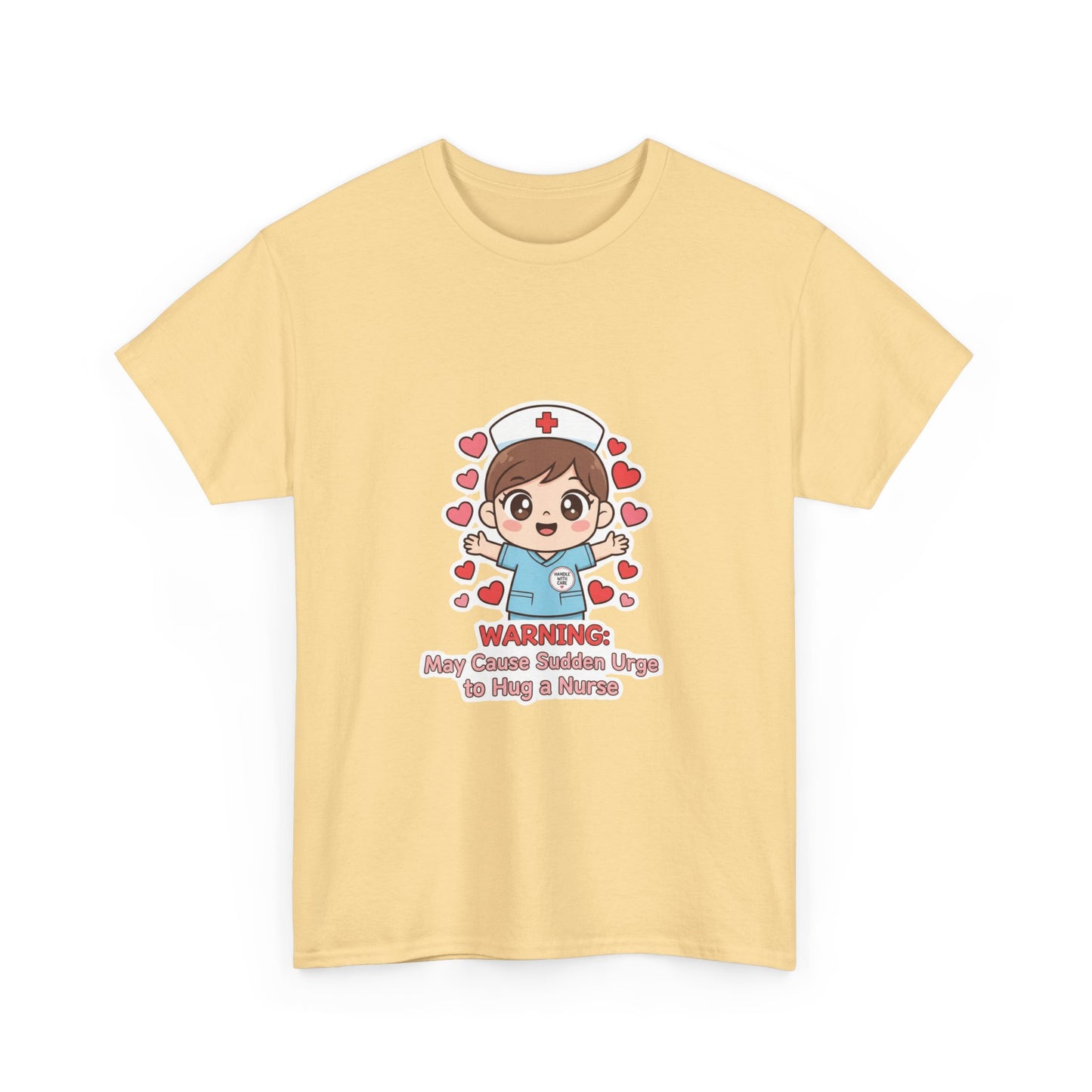 Nurse Humor Tee, Unisex Heavy Cotton Tee for Healthcare Workers, Cute Nurse Shirt, Gift for Nurses, Funny Medical Apparel, Casual T-Shirt