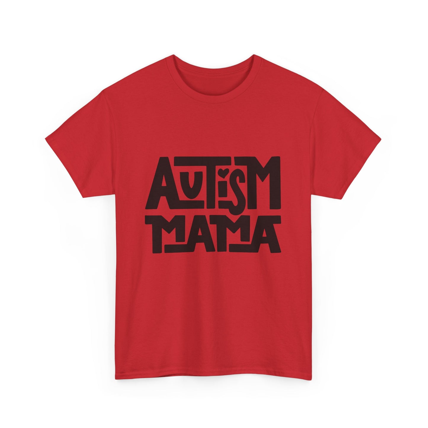 Autism Mama Heavy Cotton Tee | Supportive Unisex Shirt, Meaningful Gift for Autism Awareness, Casual Wear, Everyday Comfort, Gift for Moms
