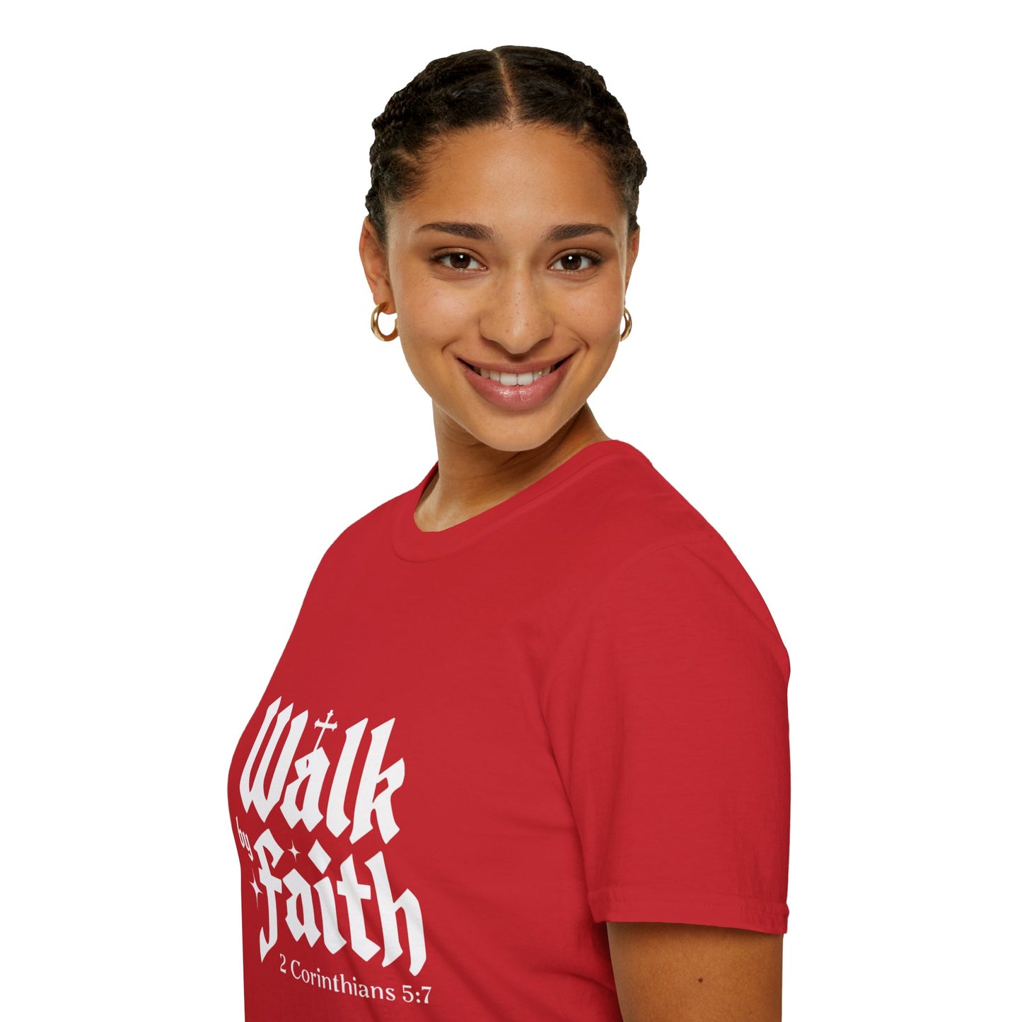 Faith-Inspired Unisex T-Shirt | Walk by Faith, Inspirational Tee, Christian Clothing, Gift for Believers, Casual Faith Wear