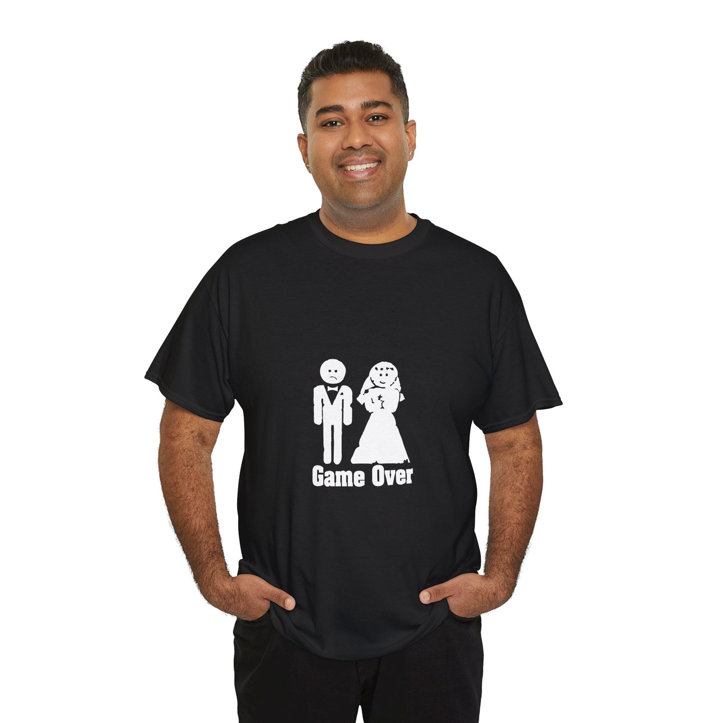 Game Over Wedding T-Shirt | Funny Bride & Groom Tee | Perfect for Couples, Engagement Party, Wedding Gifts, Anniversary