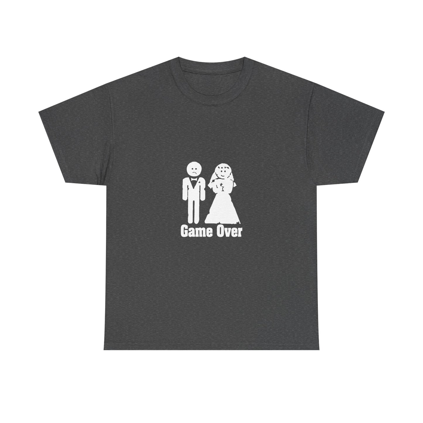 Game Over Wedding T-Shirt | Funny Bride & Groom Tee | Perfect for Couples, Engagement Party, Wedding Gifts, Anniversary