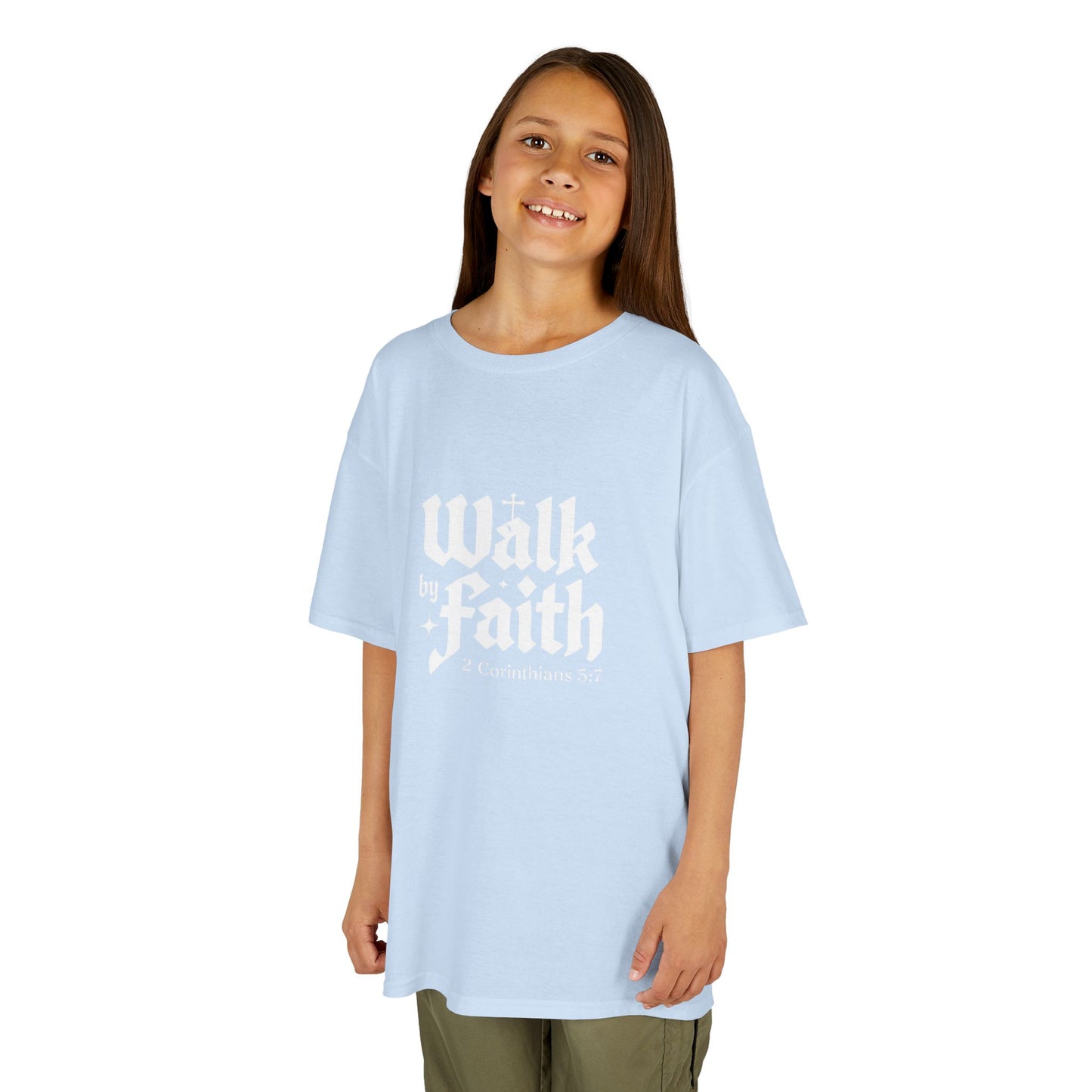 Kids Faith-Inspired Tee, Inspirational Kids Shirt, Religious T-Shirt for Kids, Christian Youth Apparel, Biblical Quote Tee