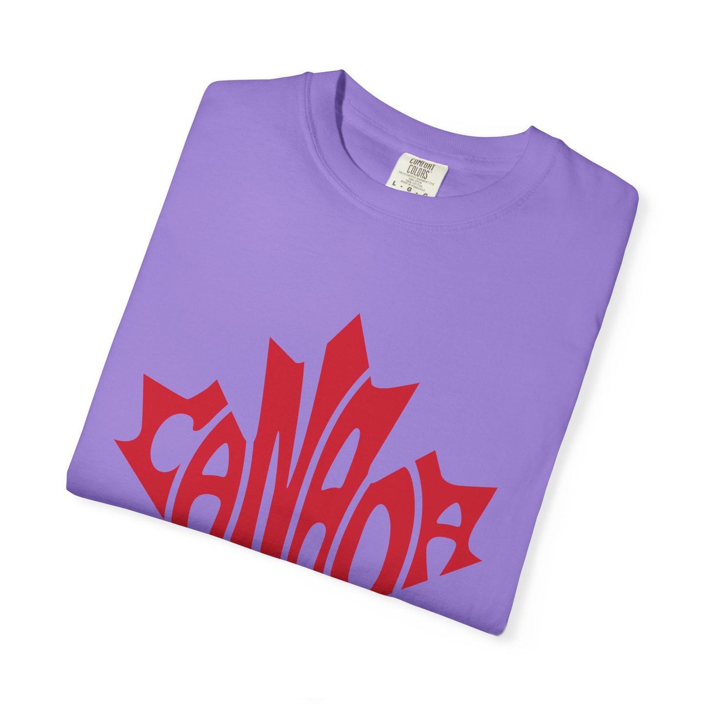 Canada Graphic T-Shirt, Unisex Tee, Garment-Dyed Style, Casual Wear, Summer Essentials, Canadian Pride, Unique Gift Idea