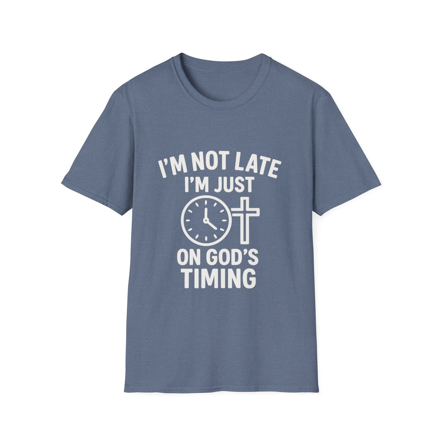 God's Timing T-Shirt, Christian Shirt, Faith-Based Apparel, Religious Gift, Casual Wear