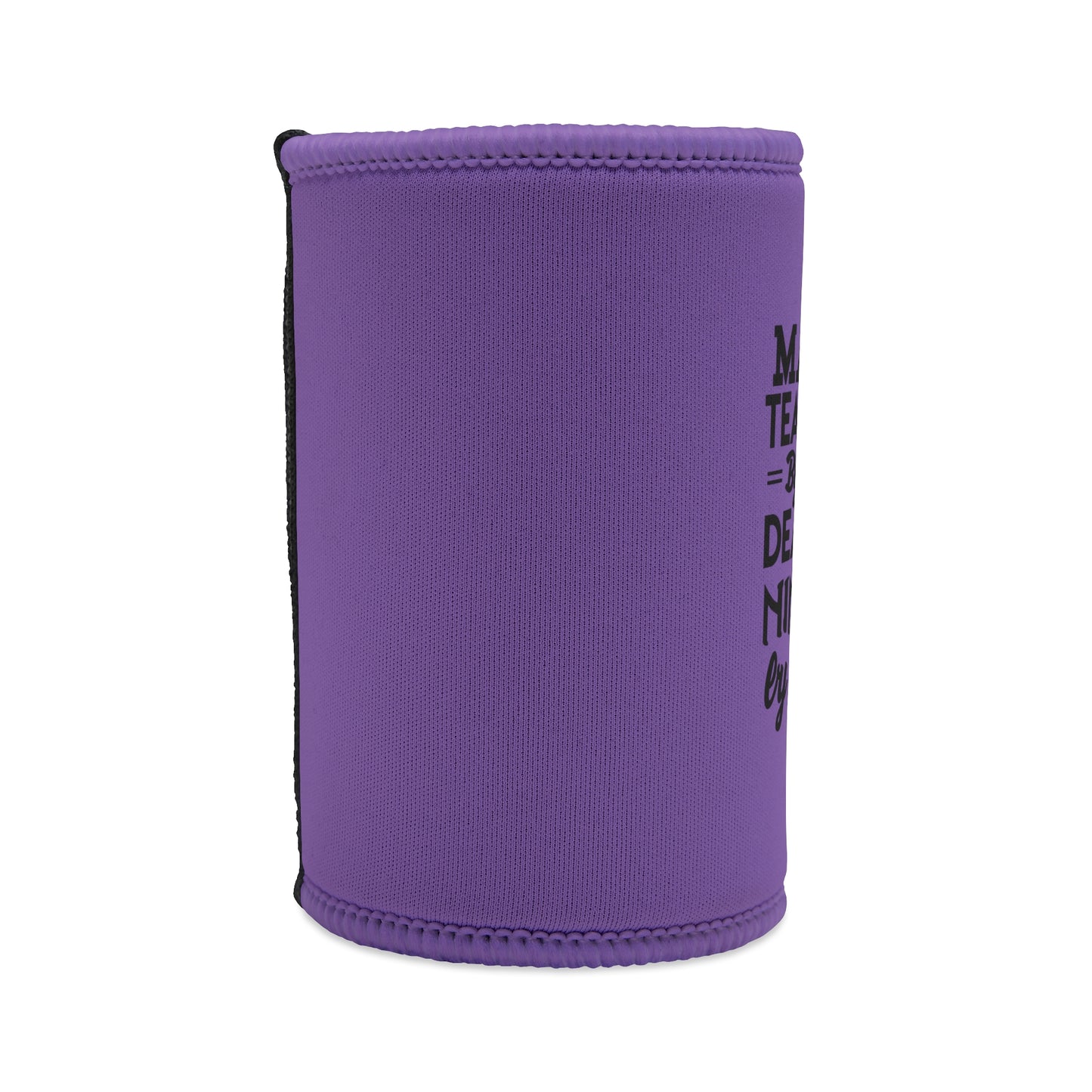 Math Teacher Stubby Cooler, Cute Teacher Gift, Funny Drink Holder, Purple Insulated Can Sleeve, Back to School Accessory