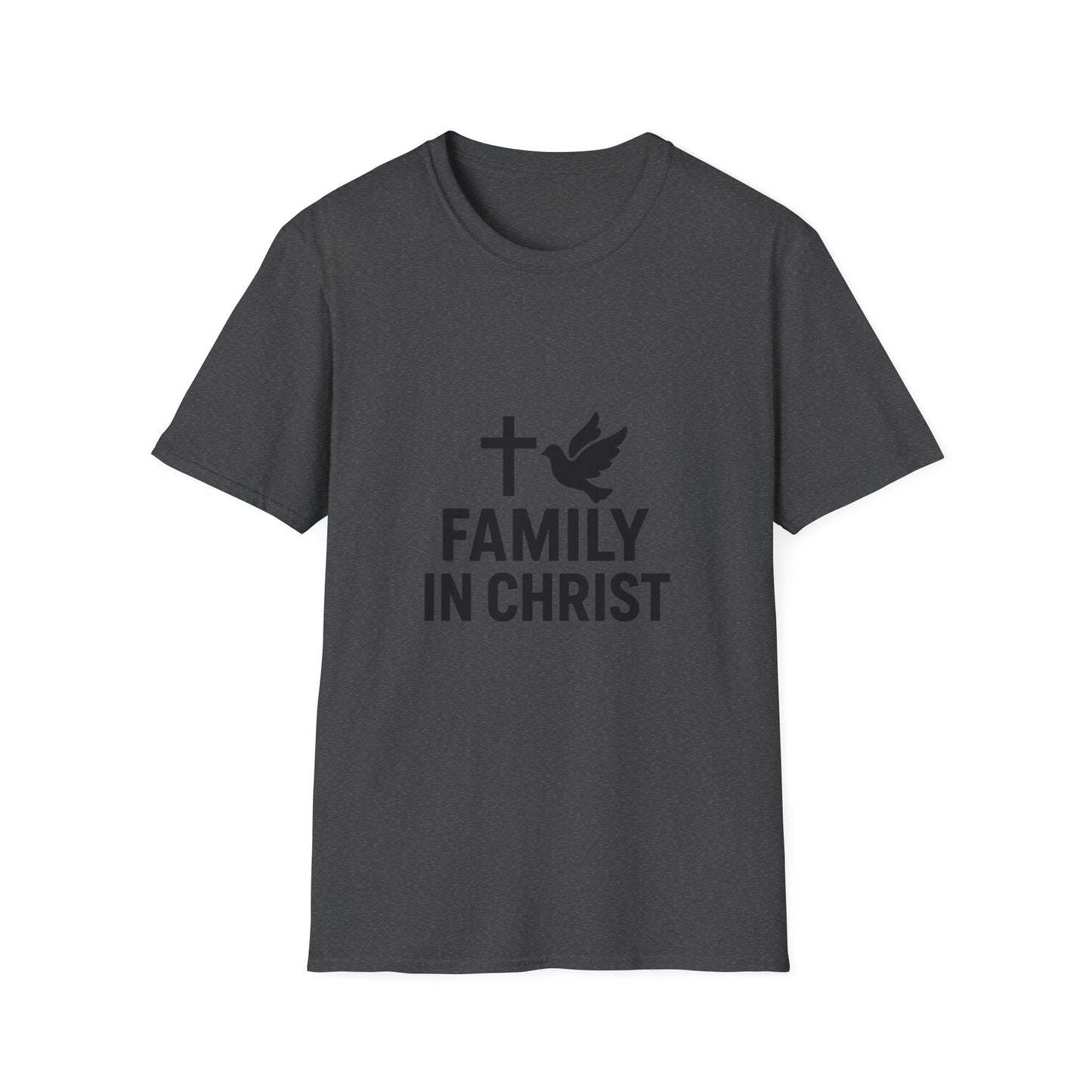 Faith-Inspired Family T-Shirt, Christian Gift, Unisex Tee for Family Events, Church Outfits, Religious Apparel