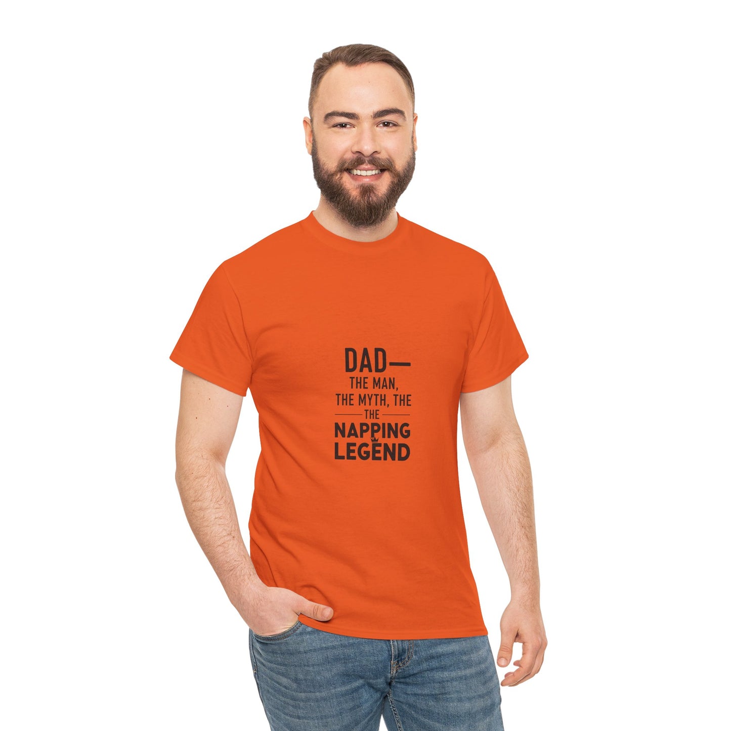 Dad Napping Legend Tee, Father's Day Gift, Funny T-Shirt, Unisex Cotton Tee, Gift for Dad, Cool Dad Shirt, Personalized Father's Day Apparel