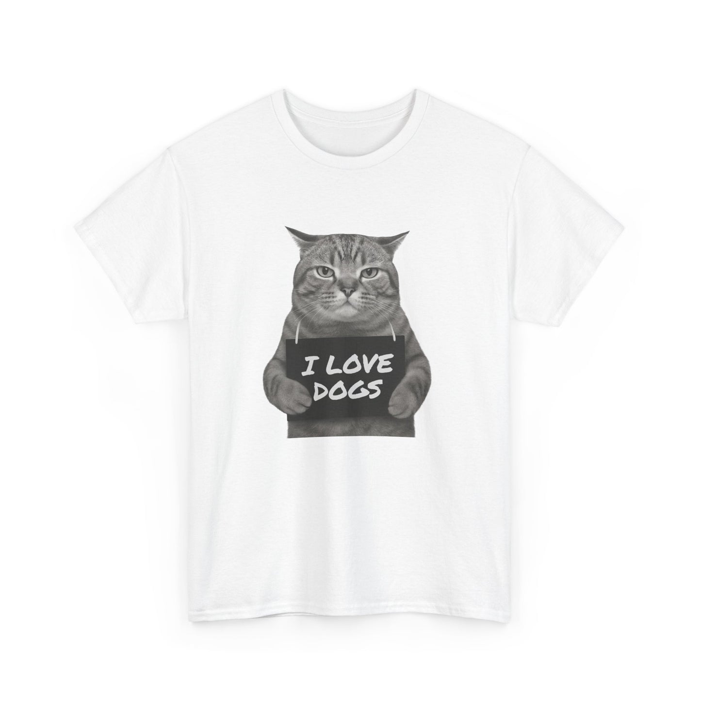 Cute Pet Lover Tee, I Love Dogs Cat Shirt, Animal Lovers Gift, Funny Graphic Tee, Unisex Cotton T-Shirt