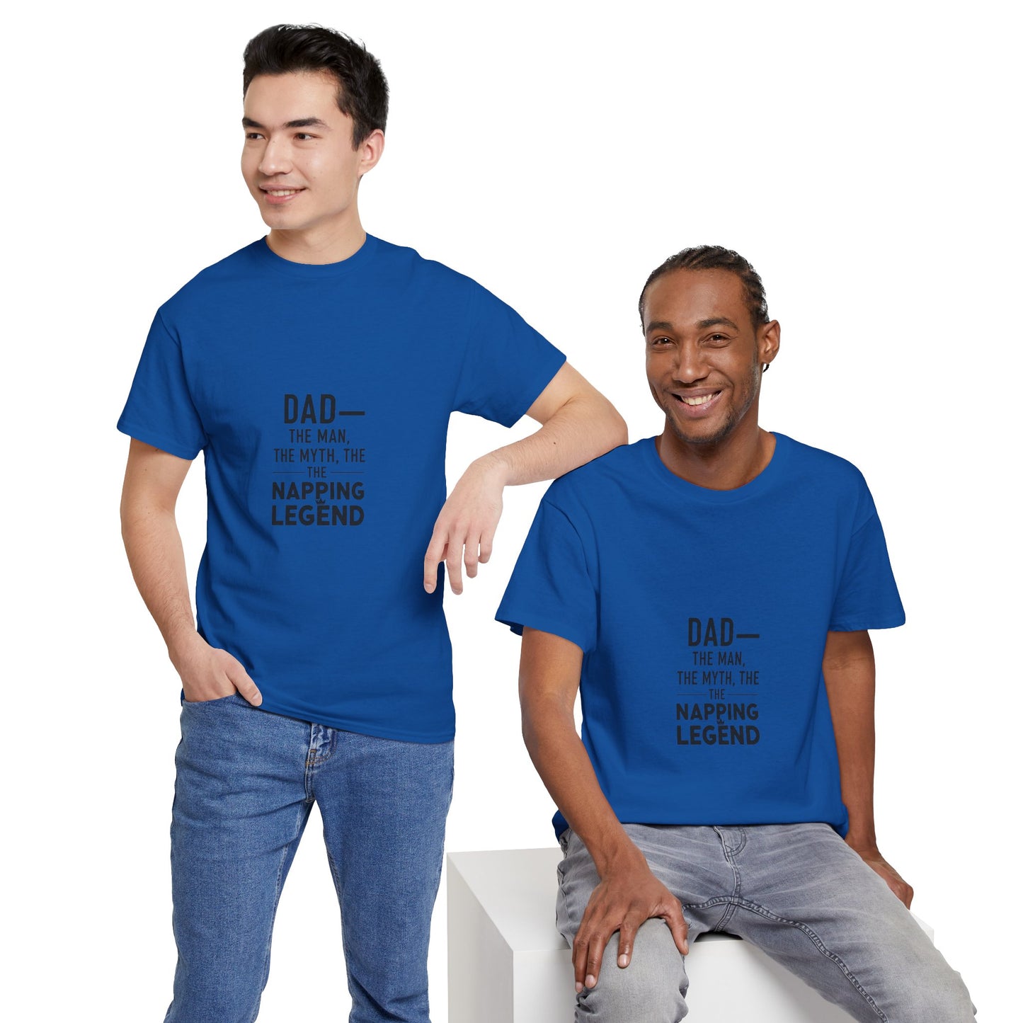 Dad Napping Legend Tee, Father's Day Gift, Funny T-Shirt, Unisex Cotton Tee, Gift for Dad, Cool Dad Shirt, Personalized Father's Day Apparel
