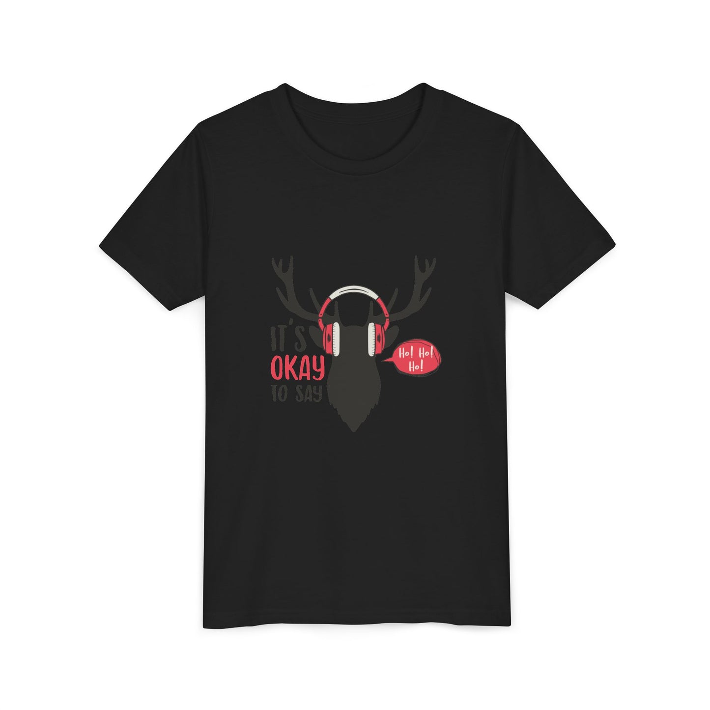 Youth Tee with Antlers Design - Fun and Trendy, Perfect for Outdoor Adventures, Birthdays, Nature Lovers, Gifts, Casual Wear