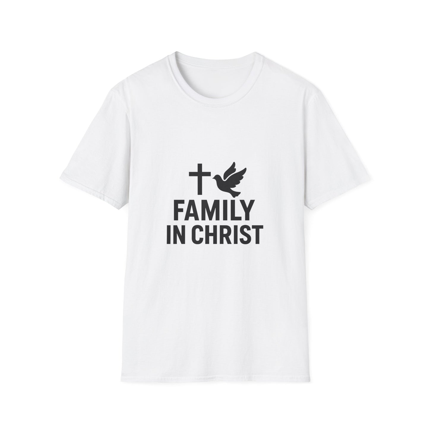 Faith-Inspired Family T-Shirt, Christian Gift, Unisex Tee for Family Events, Church Outfits, Religious Apparel