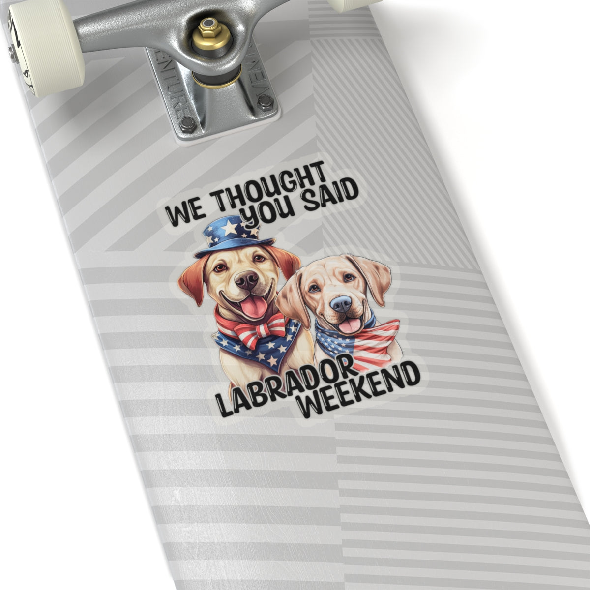 Fun Labrador Weekend Stickers, Cute Dog Stickers, Pet Lovers Gift, Laptop Decor, Memorial Day Stickers, Adventure Sticker