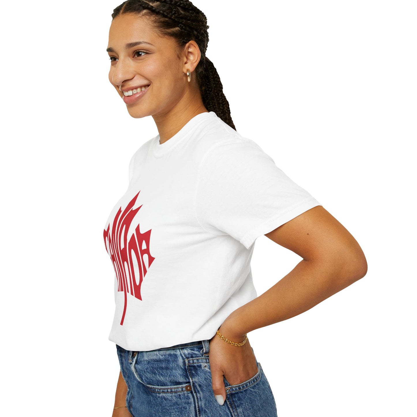 Canada Graphic T-Shirt, Unisex Tee, Garment-Dyed Style, Casual Wear, Summer Essentials, Canadian Pride, Unique Gift Idea