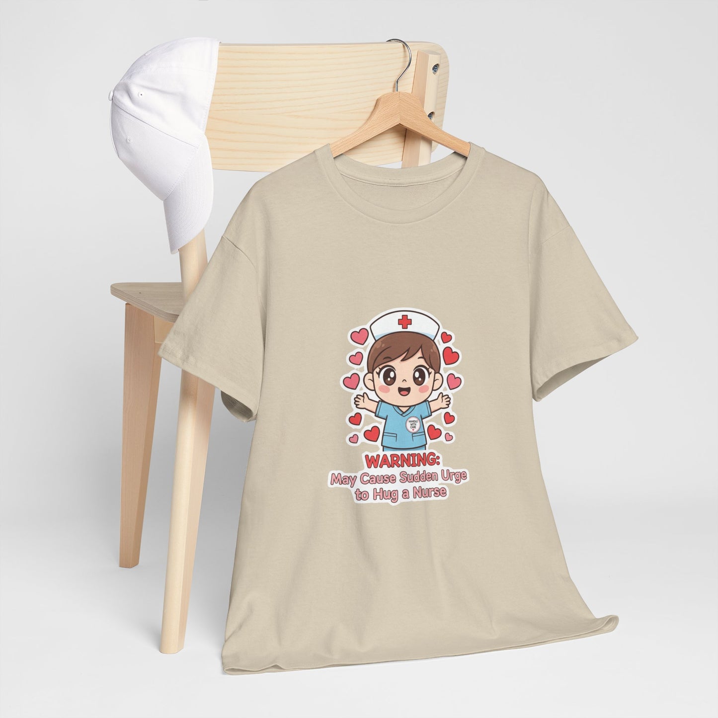 Nurse Humor Tee, Unisex Heavy Cotton Tee for Healthcare Workers, Cute Nurse Shirt, Gift for Nurses, Funny Medical Apparel, Casual T-Shirt