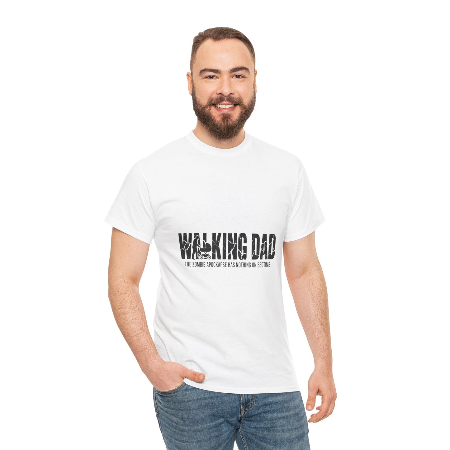 Walking Dead/Dad Funny - Unisex Heavy Cotton Tee for DADs