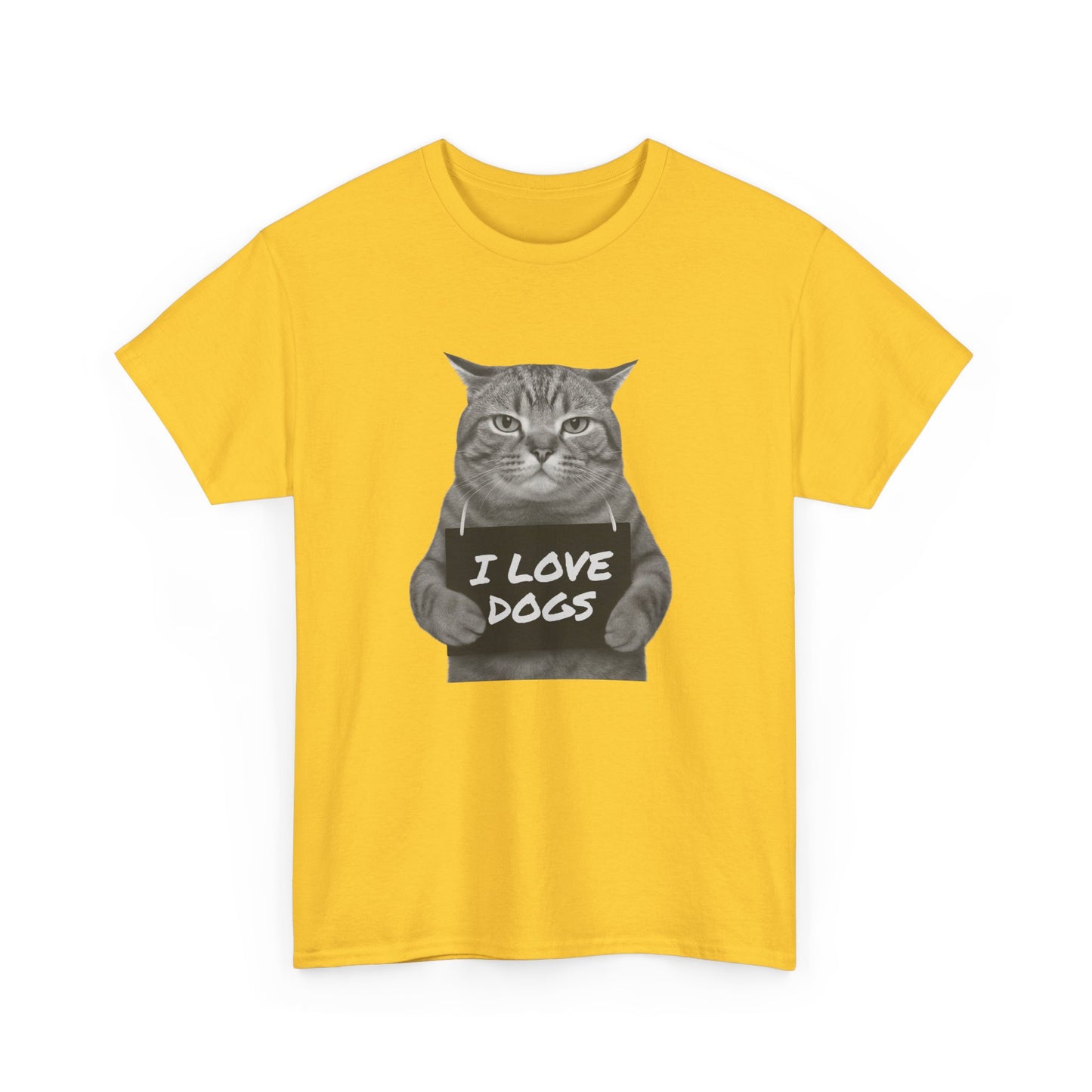 Cute Pet Lover Tee, I Love Dogs Cat Shirt, Animal Lovers Gift, Funny Graphic Tee, Unisex Cotton T-Shirt