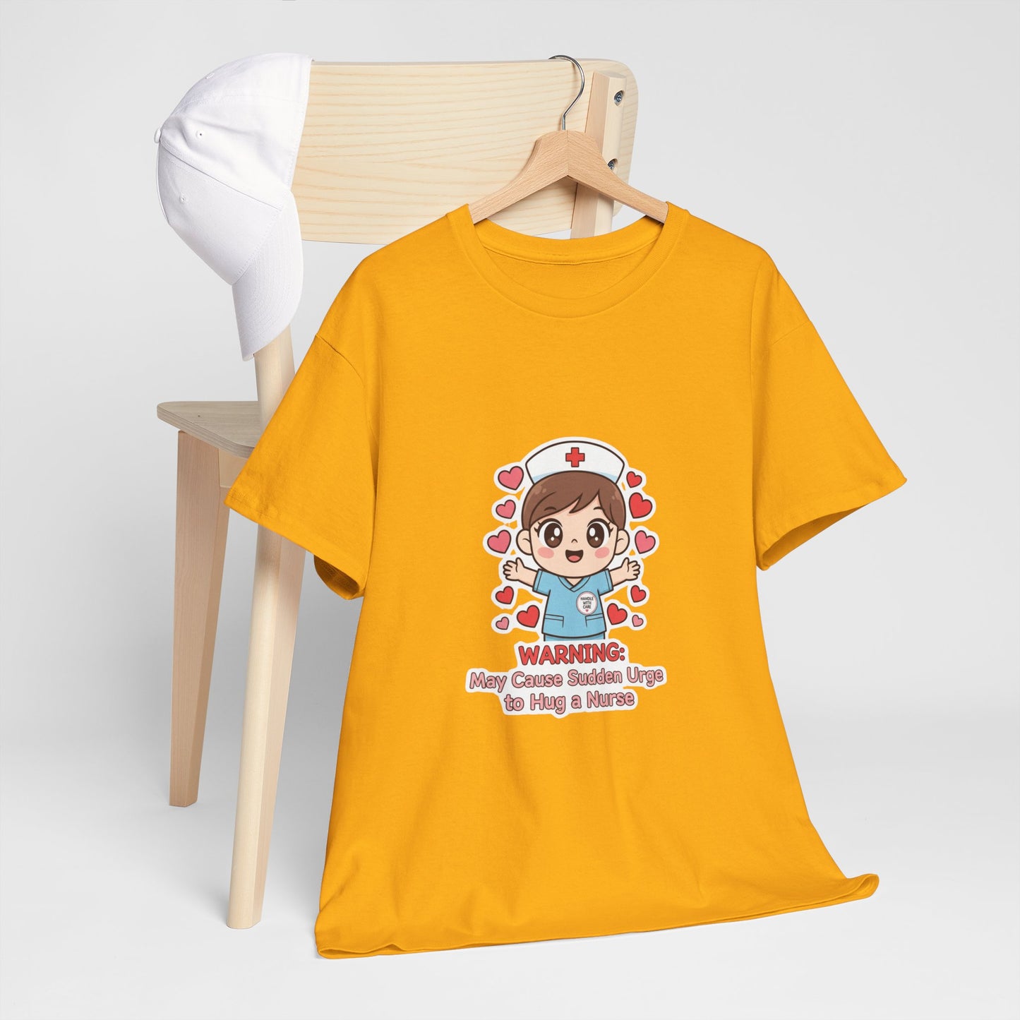 Nurse Humor Tee, Unisex Heavy Cotton Tee for Healthcare Workers, Cute Nurse Shirt, Gift for Nurses, Funny Medical Apparel, Casual T-Shirt