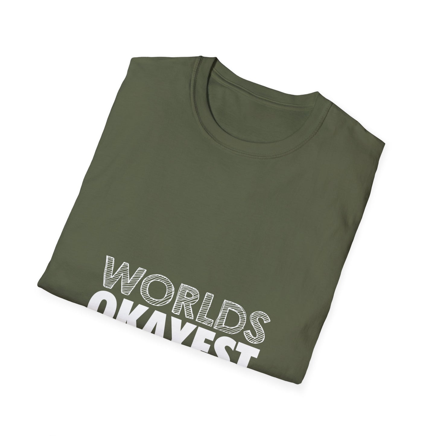 World's Okayest Dad Unisex T-Shirt, Funny Gift for Dads, Father's Day Tee, Casual Wear, Dad Jokes Apparel, Gift for Him