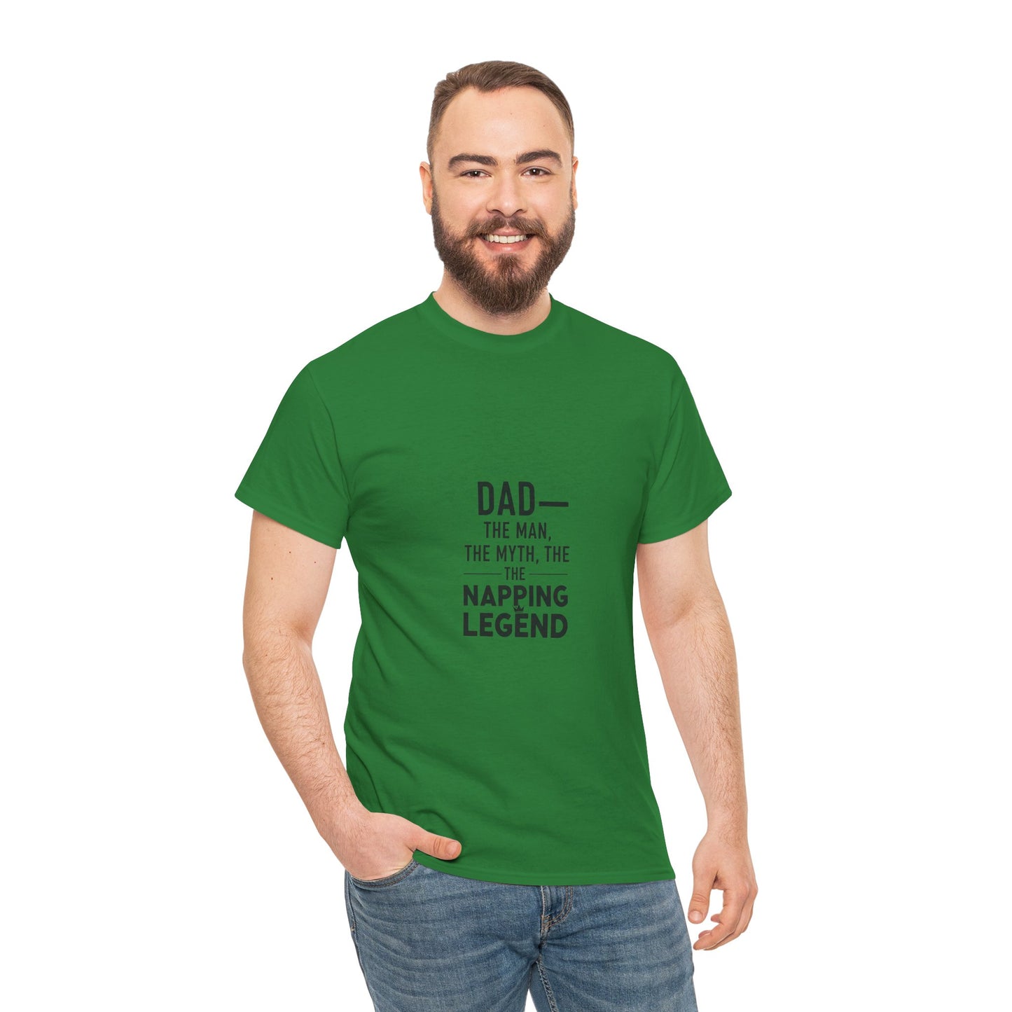 Dad Napping Legend Tee, Father's Day Gift, Funny T-Shirt, Unisex Cotton Tee, Gift for Dad, Cool Dad Shirt, Personalized Father's Day Apparel