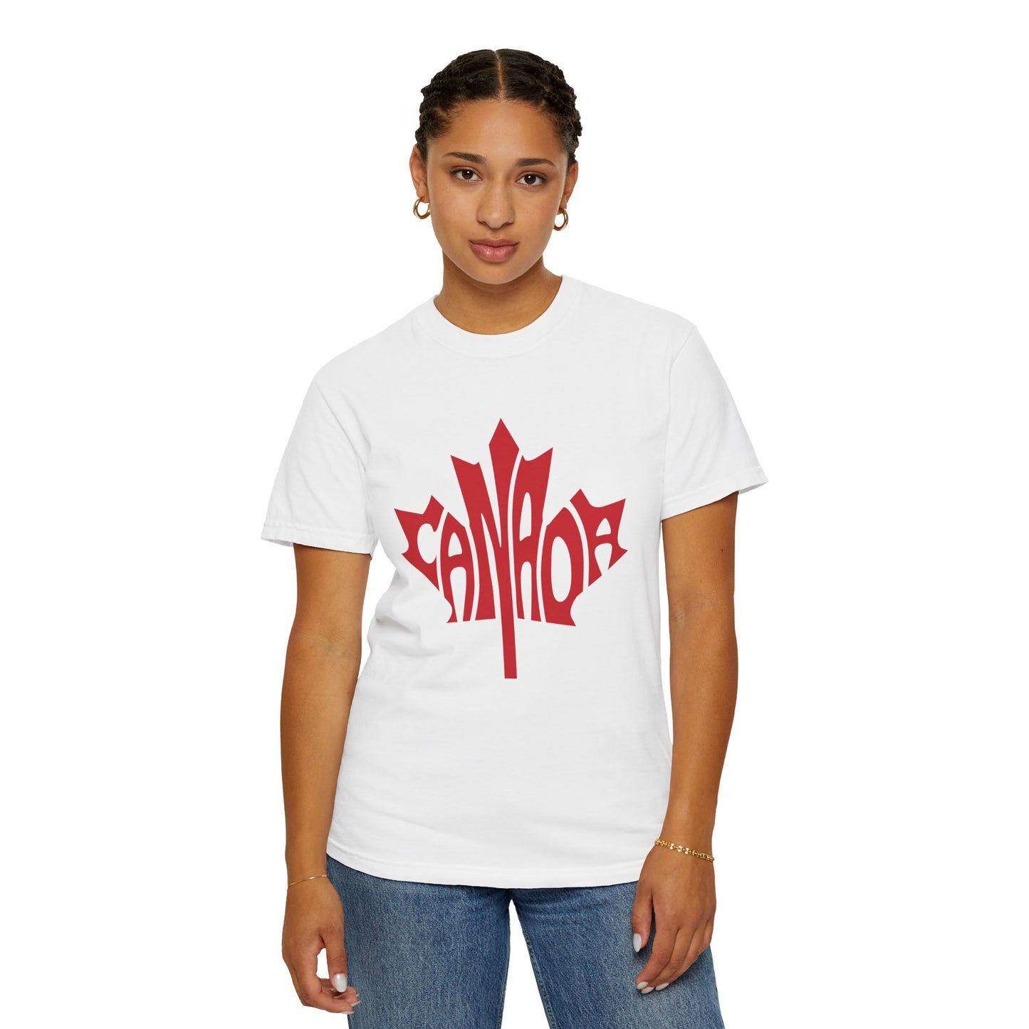 Canada Graphic T-Shirt, Unisex Tee, Garment-Dyed Style, Casual Wear, Summer Essentials, Canadian Pride, Unique Gift Idea