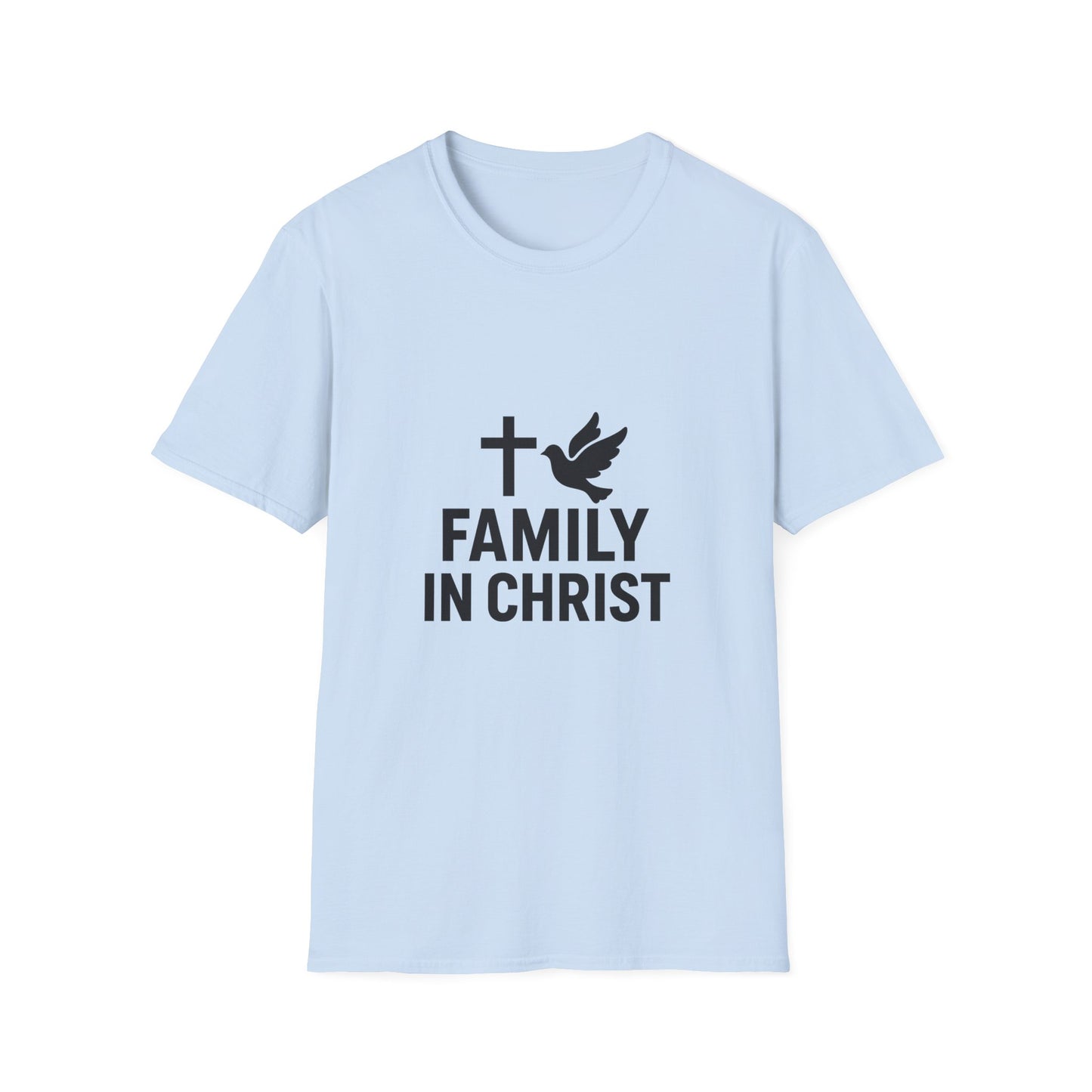 Faith-Inspired Family T-Shirt, Christian Gift, Unisex Tee for Family Events, Church Outfits, Religious Apparel
