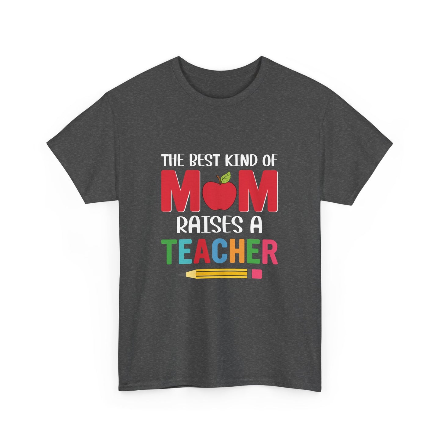 Mom Teacher Tee - Unisex Heavy Cotton, Gift for Teachers, Back to School Shirt, Funny Mom Shirt, Cute Teacher Apparel
