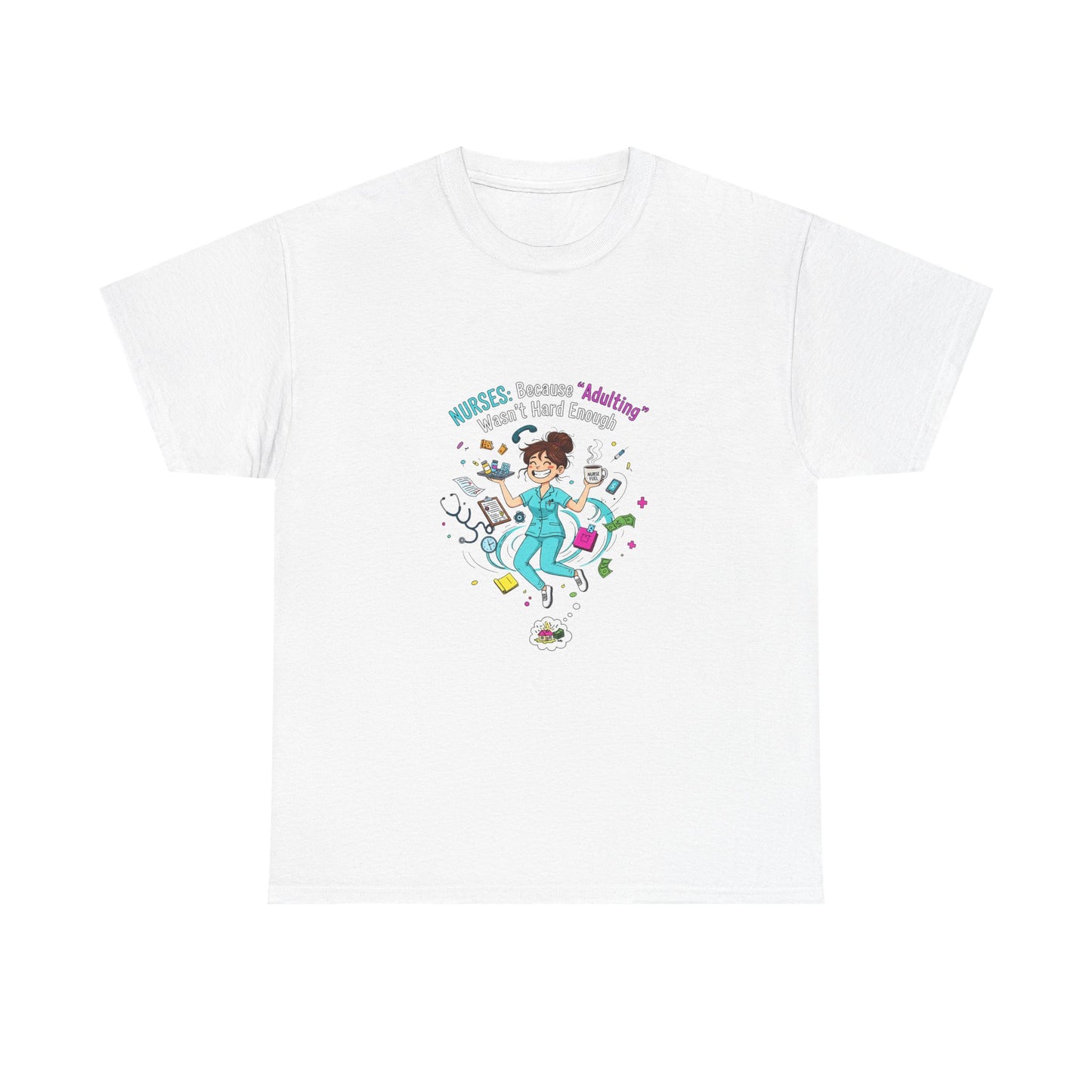 Fun Adventure T-Shirt, Unisex Heavy Cotton Tee for Outdoor Lovers, Gift for Travelers, Casual Wear, Adventure Seekers