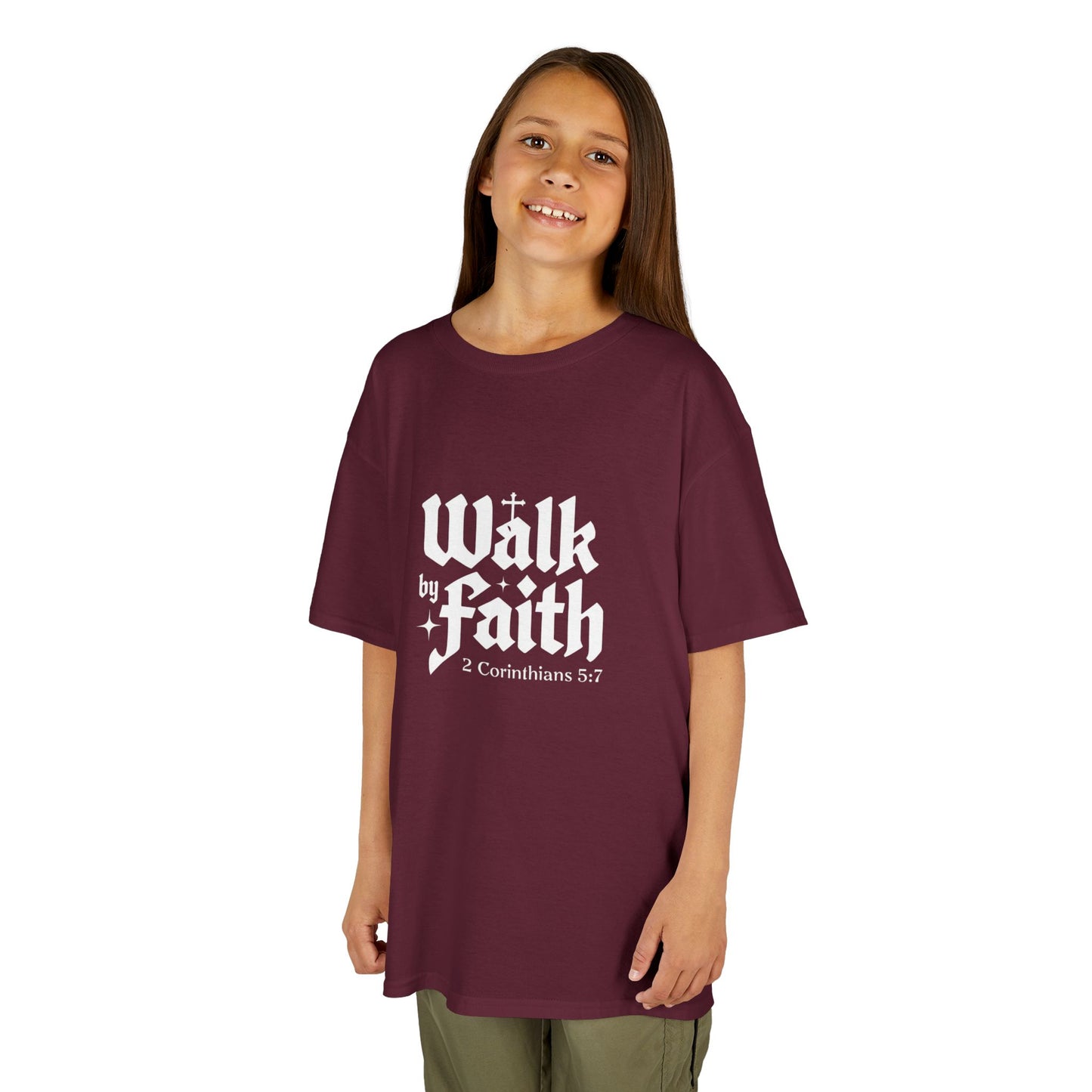 Kids Faith-Inspired Tee, Inspirational Kids Shirt, Religious T-Shirt for Kids, Christian Youth Apparel, Biblical Quote Tee