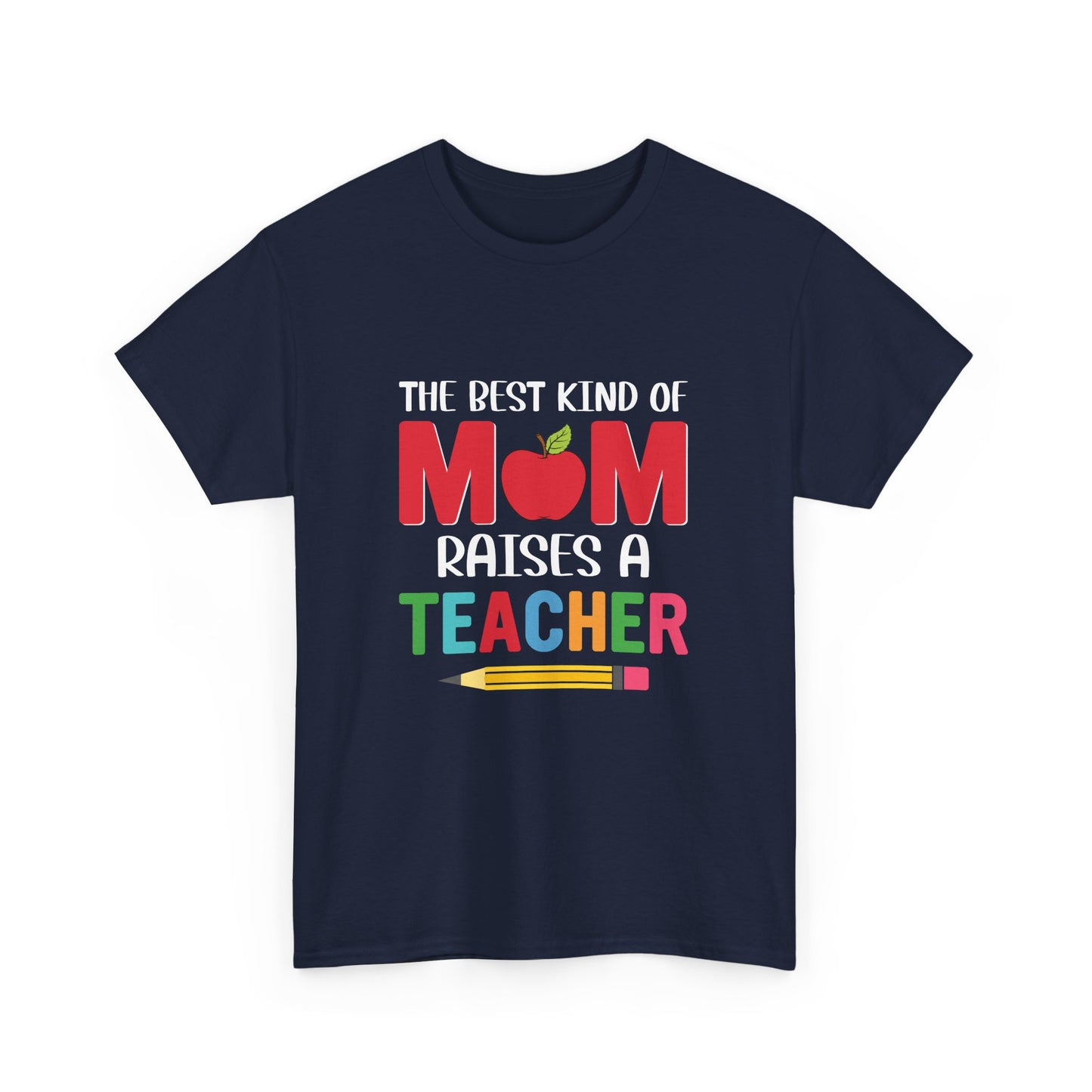Mom Teacher Tee - Unisex Heavy Cotton, Gift for Teachers, Back to School Shirt, Funny Mom Shirt, Cute Teacher Apparel