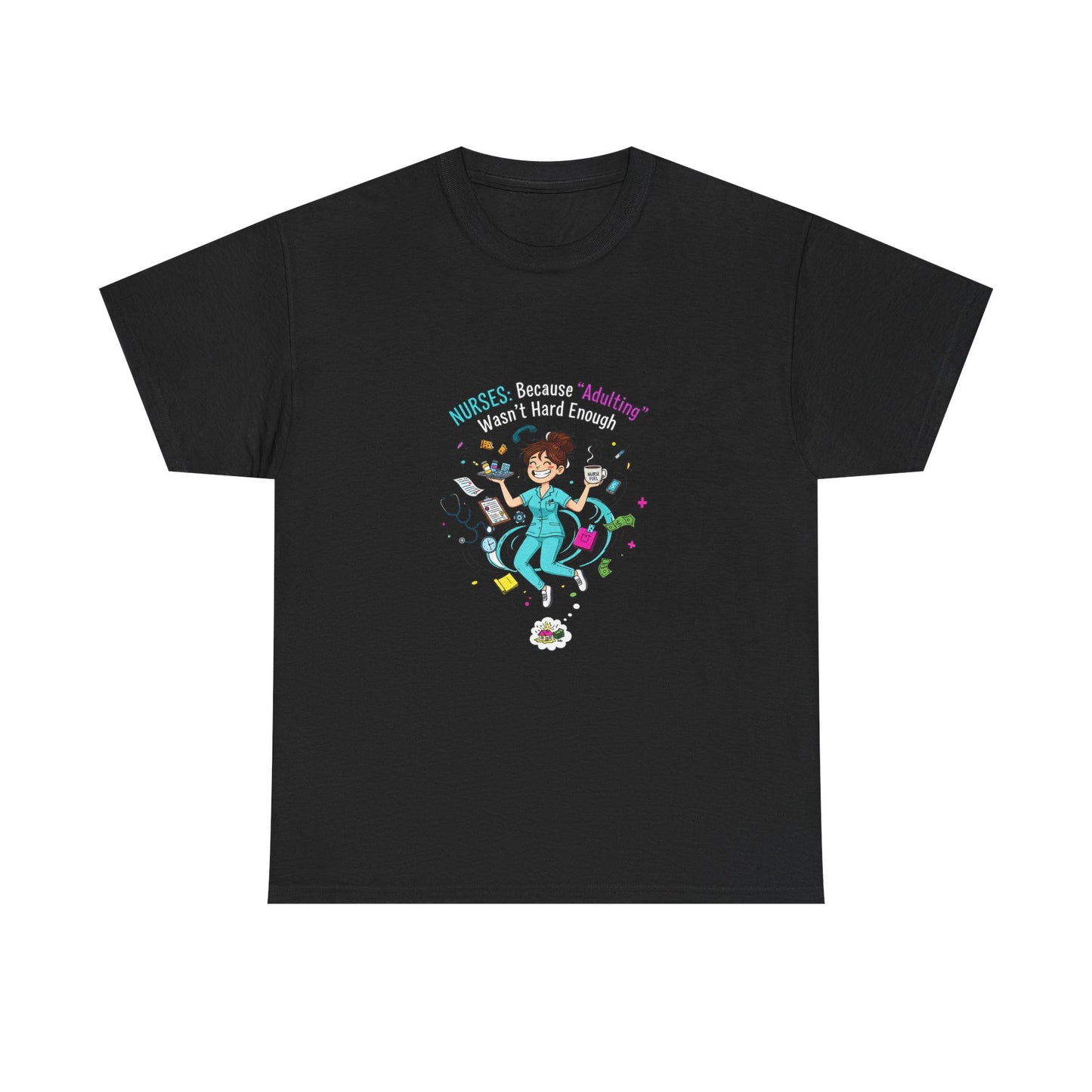 Fun Adventure T-Shirt, Unisex Heavy Cotton Tee for Outdoor Lovers, Gift for Travelers, Casual Wear, Adventure Seekers