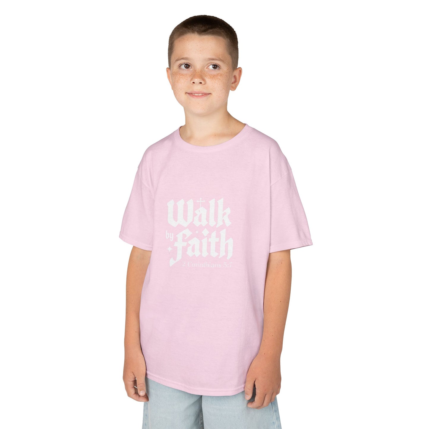 Kids Faith-Inspired Tee, Inspirational Kids Shirt, Religious T-Shirt for Kids, Christian Youth Apparel, Biblical Quote Tee