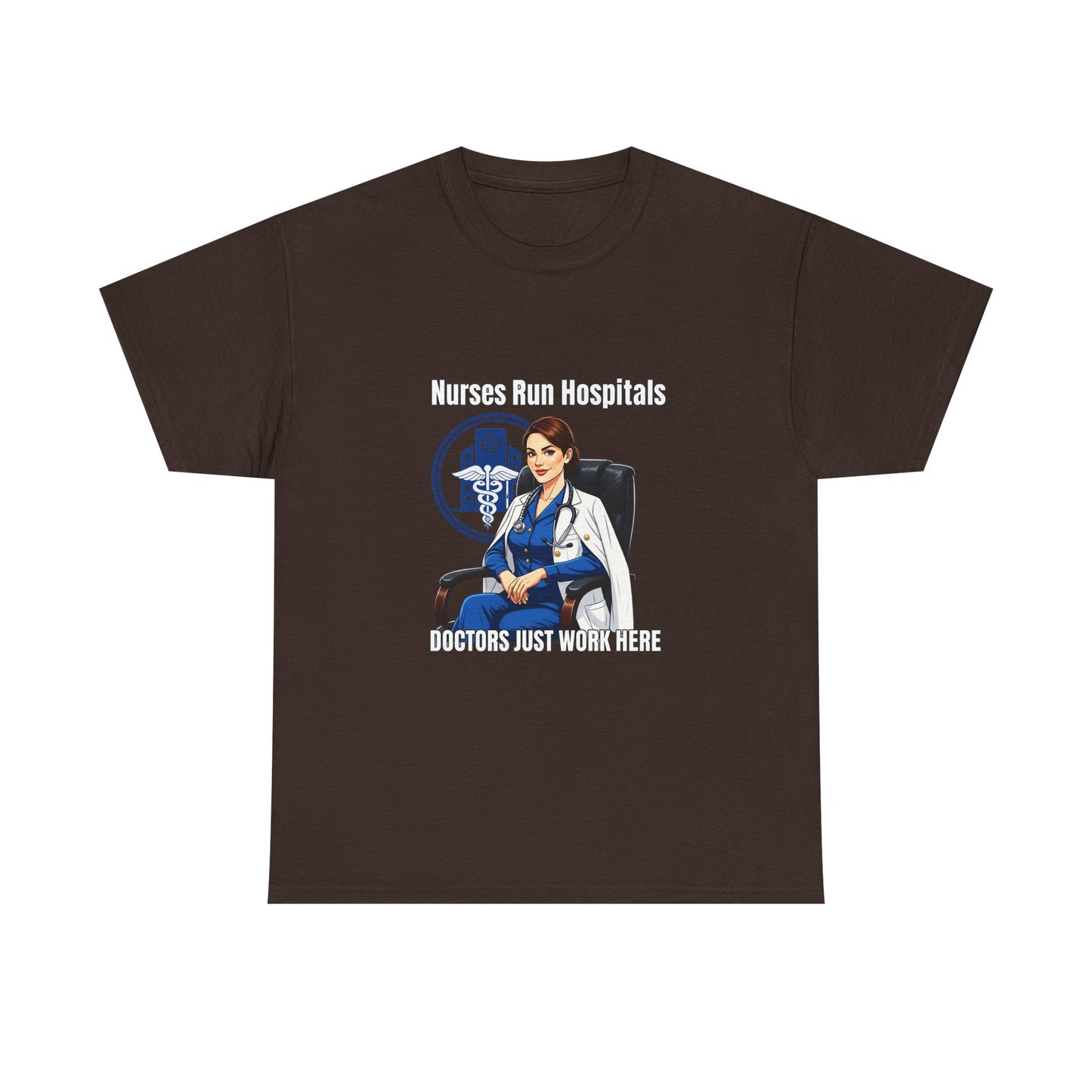 Nurse Appreciation Tee, Unisex Heavy Cotton Tee, Gifts for Nurses, Hospital Staff Shirt, Nurse's Day Celebration Tee, Medical Humor Apparel