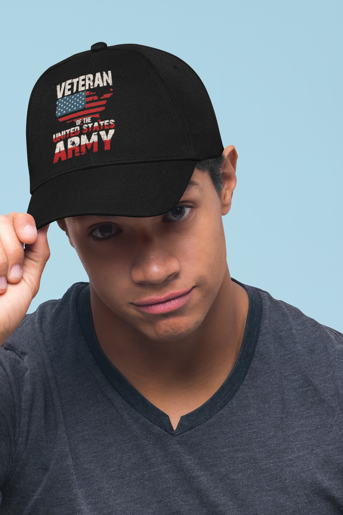 Veteran Snapback Cap, Military Hat, Independence Day Gift, Army Apparel, Patriotic Headwear, Veteran Merchandise