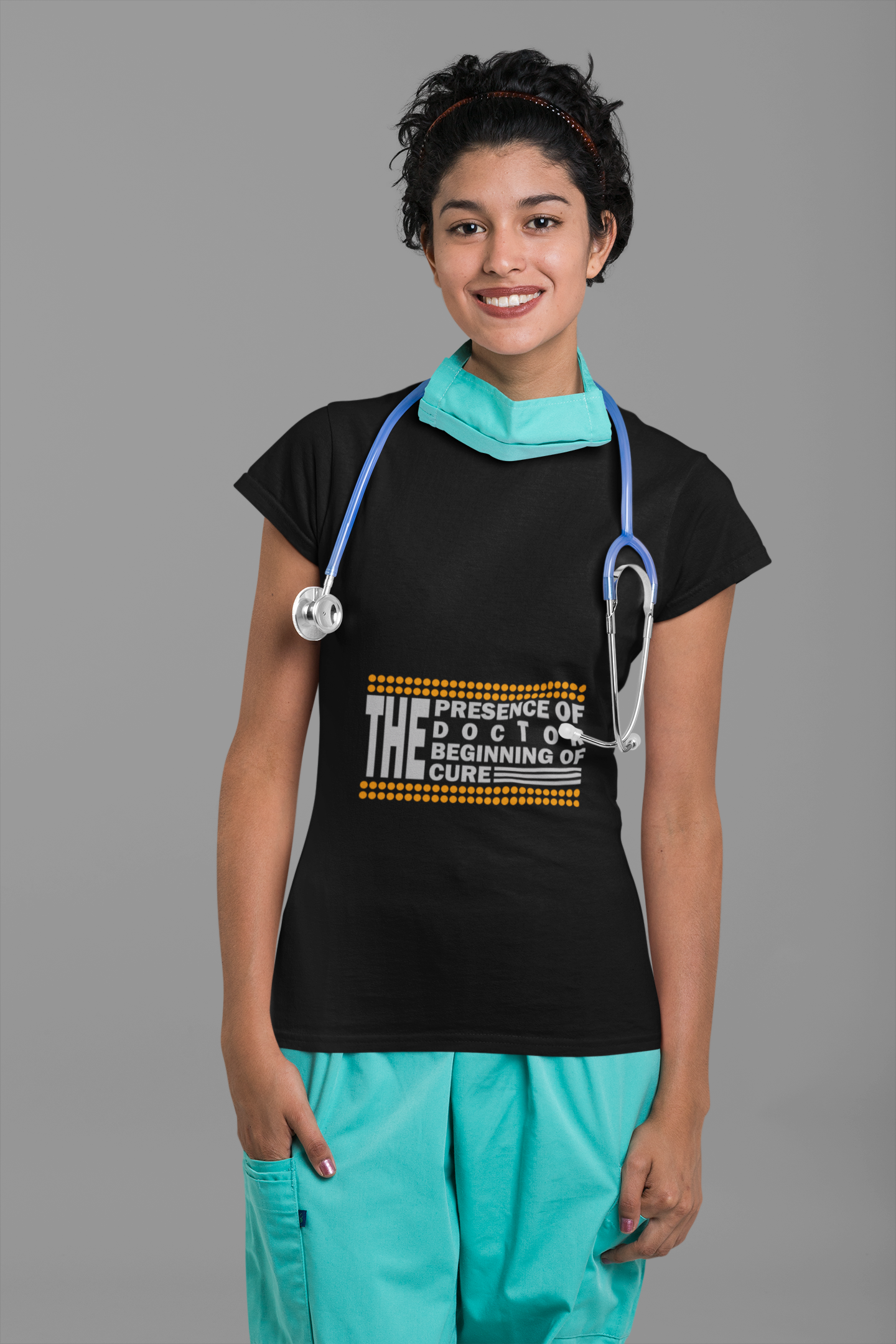 The Presence of Doctor Tee, Unisex T-Shirt, Medical Humor Gift, Doctor's Day, Healthcare Apparel, Patient’s Cure Shirt