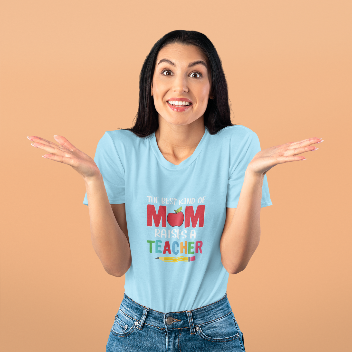 Mom Teacher Tee - Unisex Heavy Cotton, Gift for Teachers, Back to School Shirt, Funny Mom Shirt, Cute Teacher Apparel