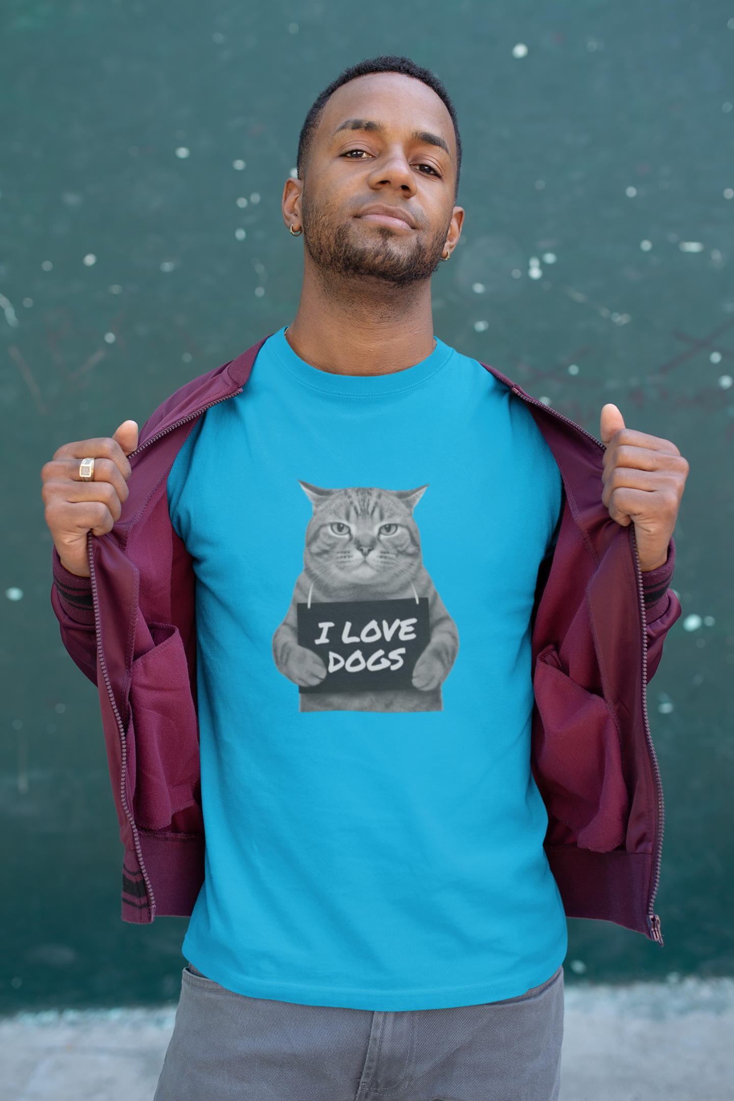 Cute Pet Lover Tee, I Love Dogs Cat Shirt, Animal Lovers Gift, Funny Graphic Tee, Unisex Cotton T-Shirt