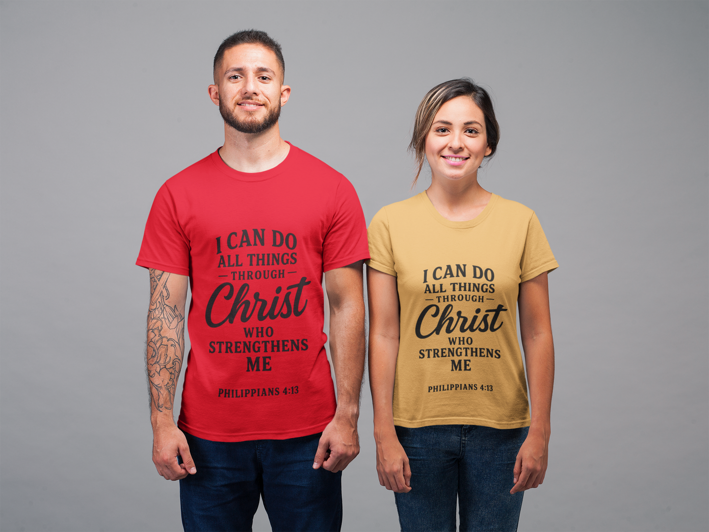 Inspirational Christian T-Shirt, Motivational Tee for Faith, Biblical Quote Apparel, Gift for Believers, Fellowship Event Wear