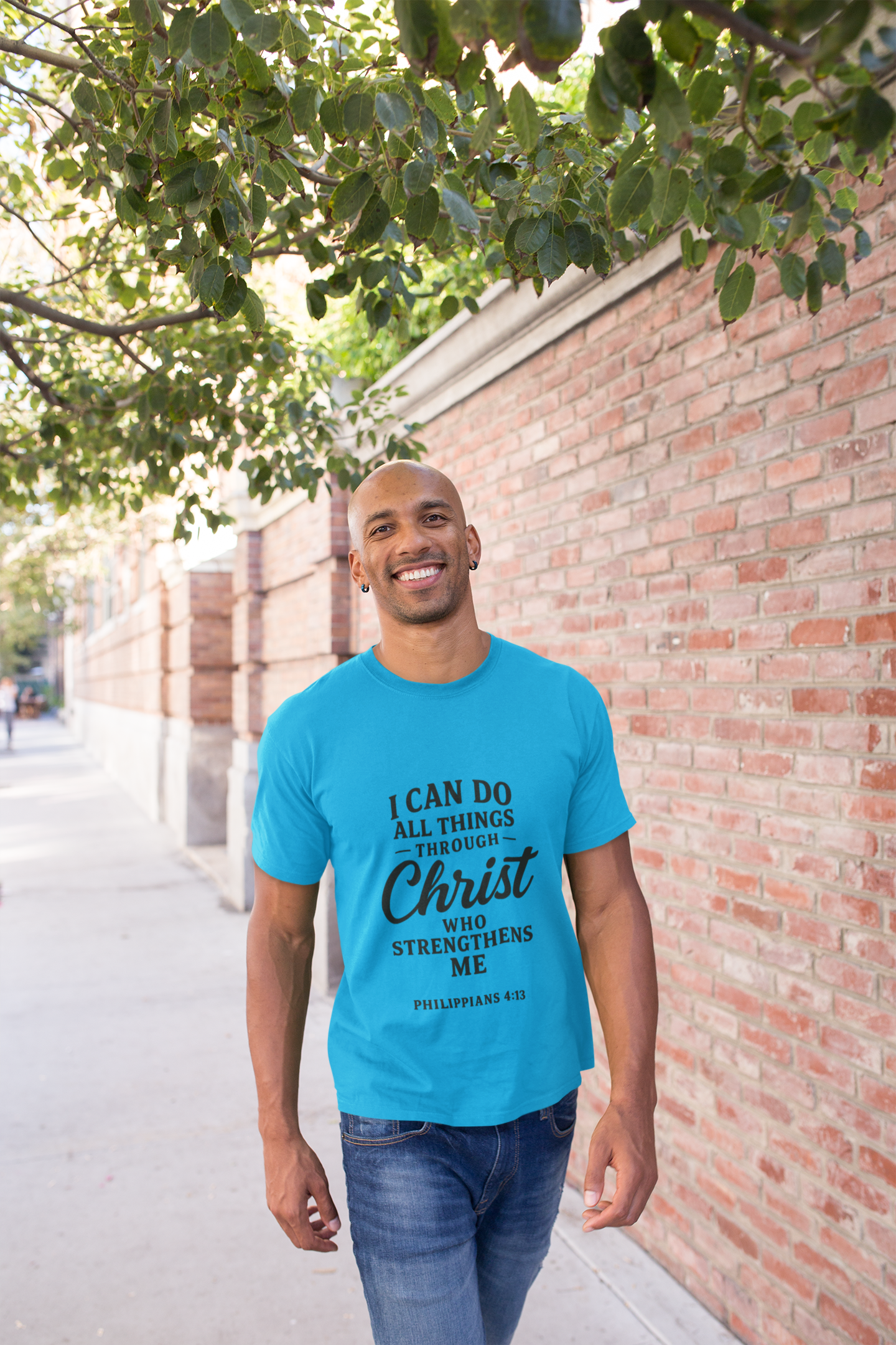 Inspirational Christian T-Shirt, Motivational Tee for Faith, Biblical Quote Apparel, Gift for Believers, Fellowship Event Wear
