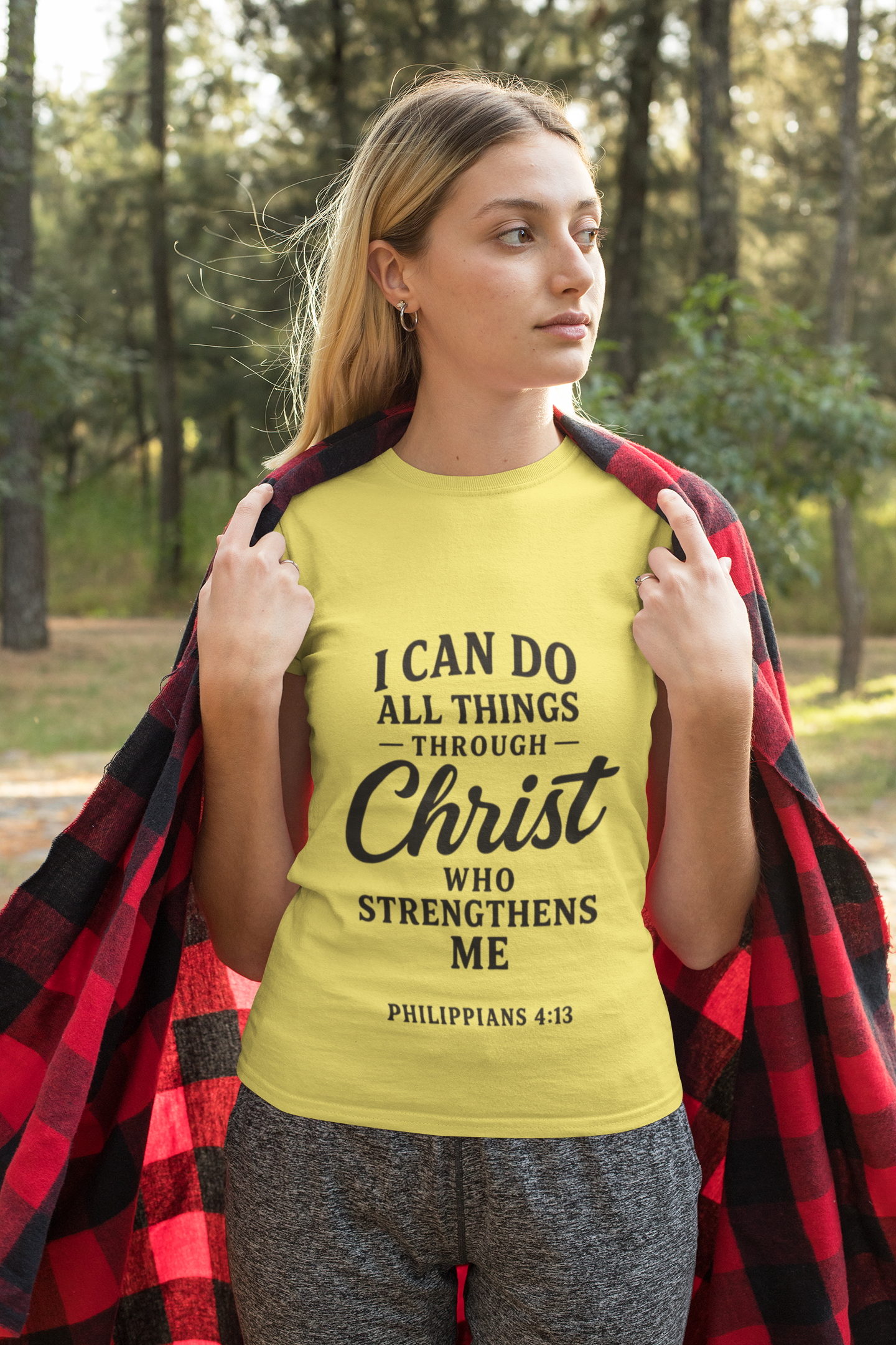 Inspirational Christian T-Shirt, Motivational Tee for Faith, Biblical Quote Apparel, Gift for Believers, Fellowship Event Wear