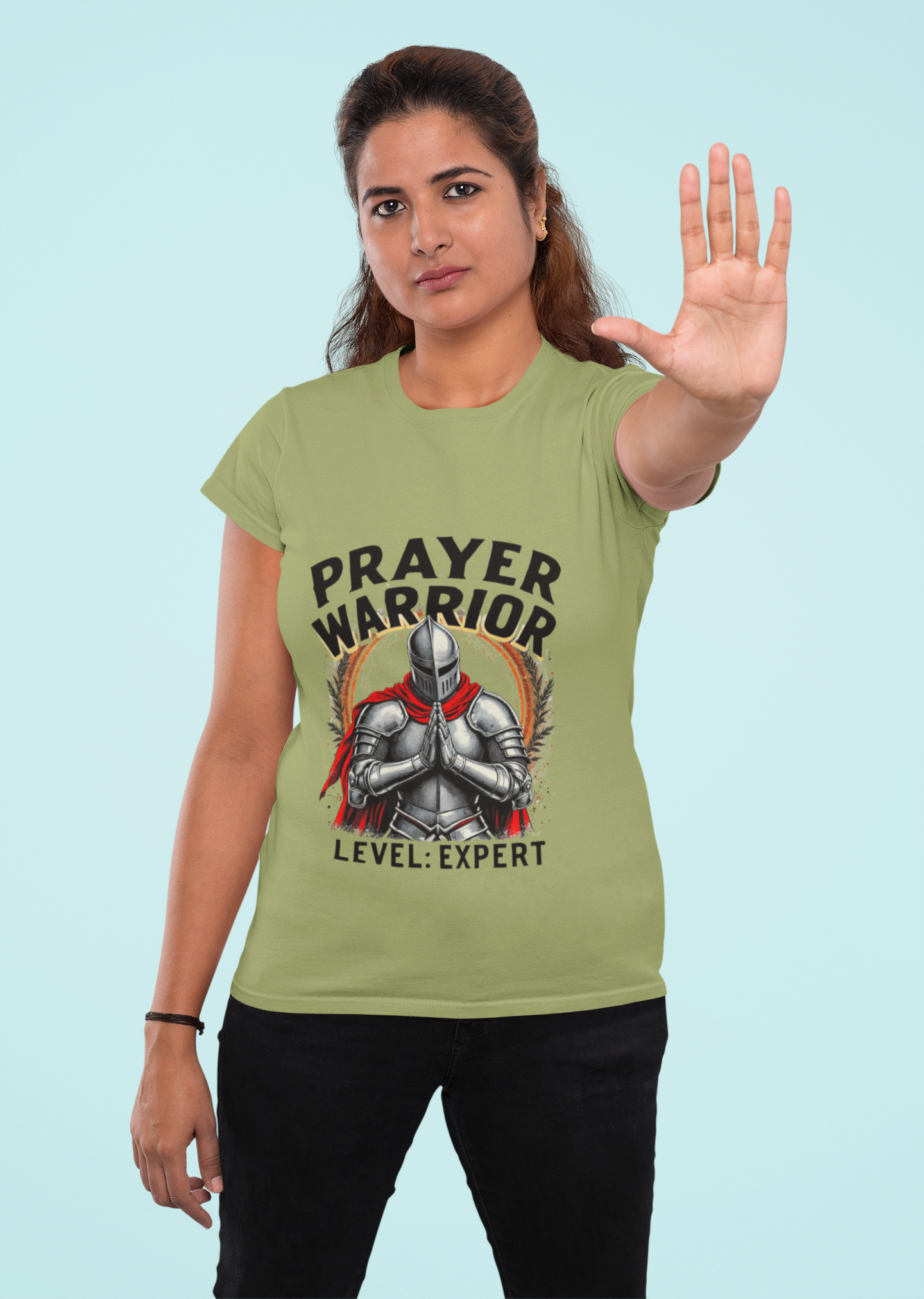 Prayer Warrior Unisex T-Shirt | Faith-Based Apparel, Inspirational Gift, Spiritual Wear, Christian Clothing, Religious Tees