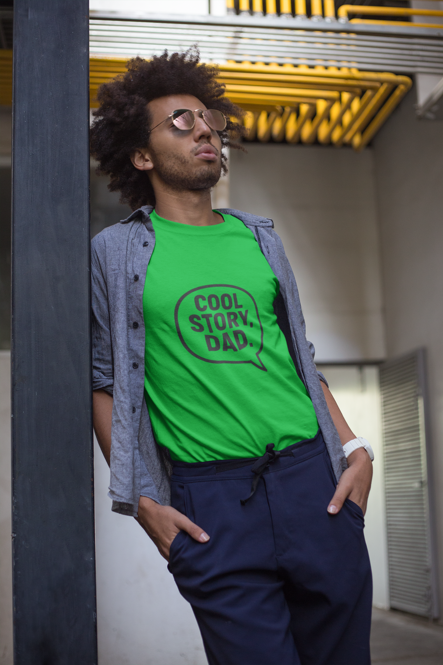 Cool Story Dad Tee | Father's Day Gift, Dad Humor Shirt, Unisex Statement Tee, Casual Gift for Him, Funny Graphic Tee