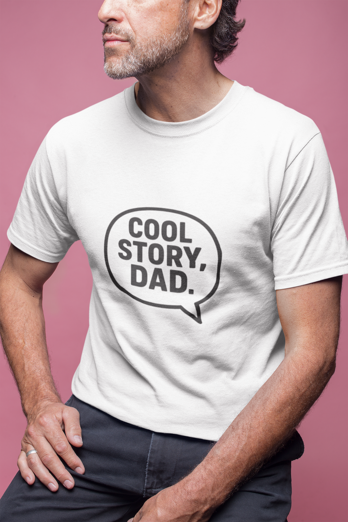 Cool Story Dad Tee | Father's Day Gift, Dad Humor Shirt, Unisex Statement Tee, Casual Gift for Him, Funny Graphic Tee