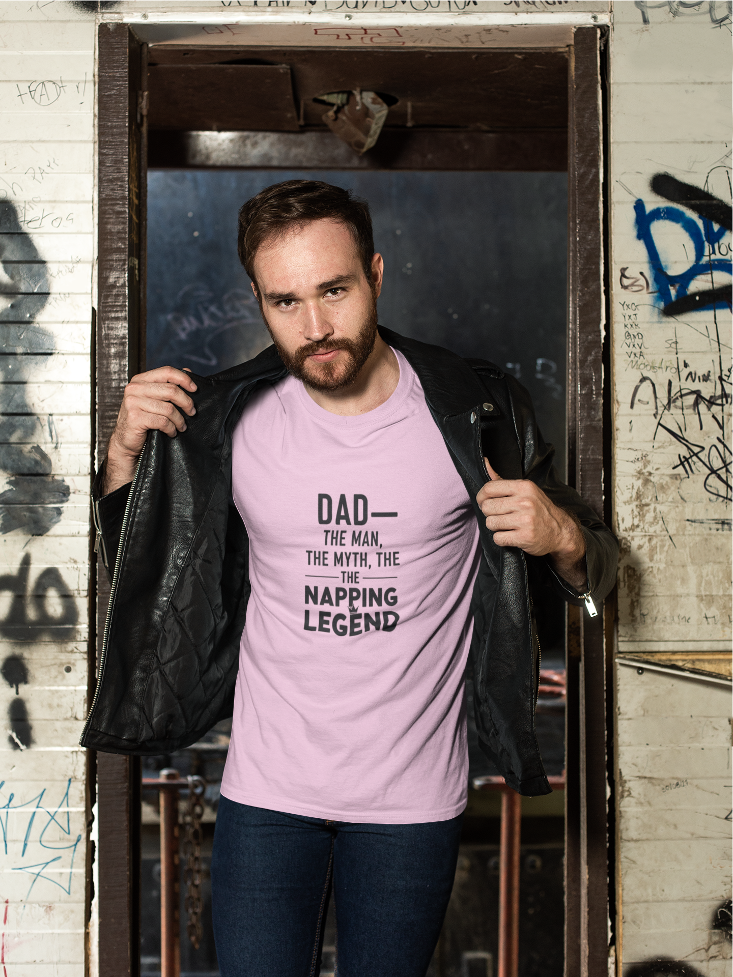 Dad Napping Legend Tee, Father's Day Gift, Funny T-Shirt, Unisex Cotton Tee, Gift for Dad, Cool Dad Shirt, Personalized Father's Day Apparel