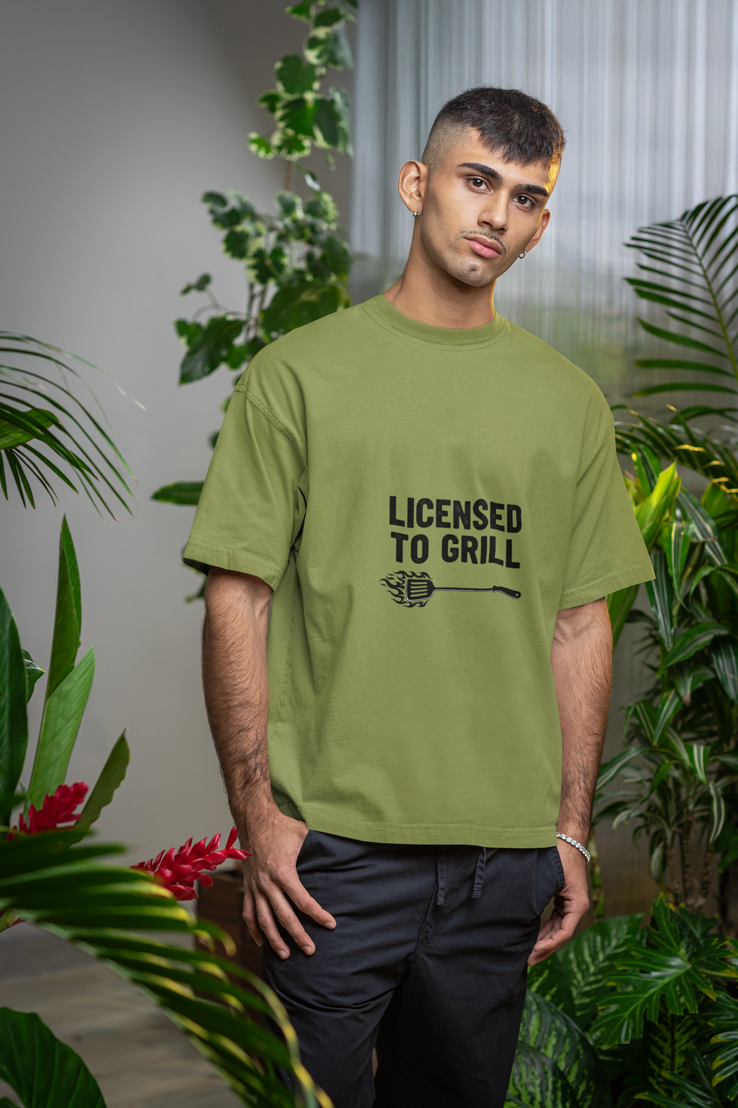 Licensed to Grill Unisex T-Shirt | Funny BBQ Apparel, Grilling Gift, Summer Cookout Top, Foodie Shirt, Outdoor Party Wear