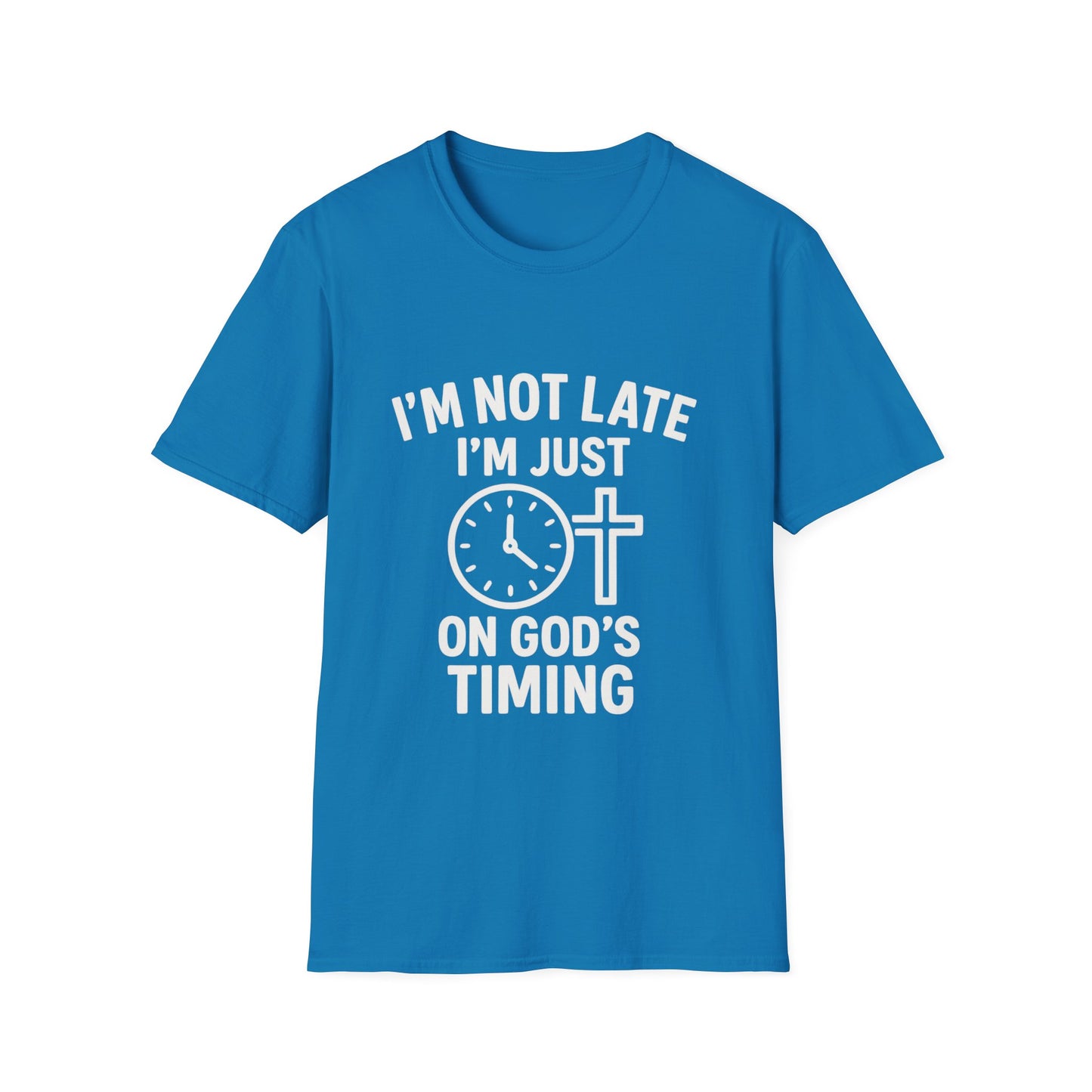 God's Timing T-Shirt, Christian Shirt, Faith-Based Apparel, Religious Gift, Casual Wear