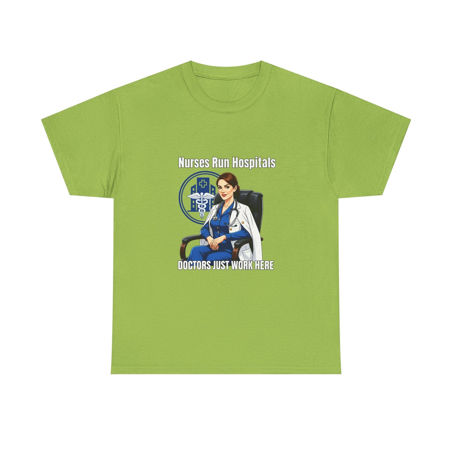 Nurse Appreciation Tee, Unisex Heavy Cotton Tee, Gifts for Nurses, Hospital Staff Shirt, Nurse's Day Celebration Tee, Medical Humor Apparel